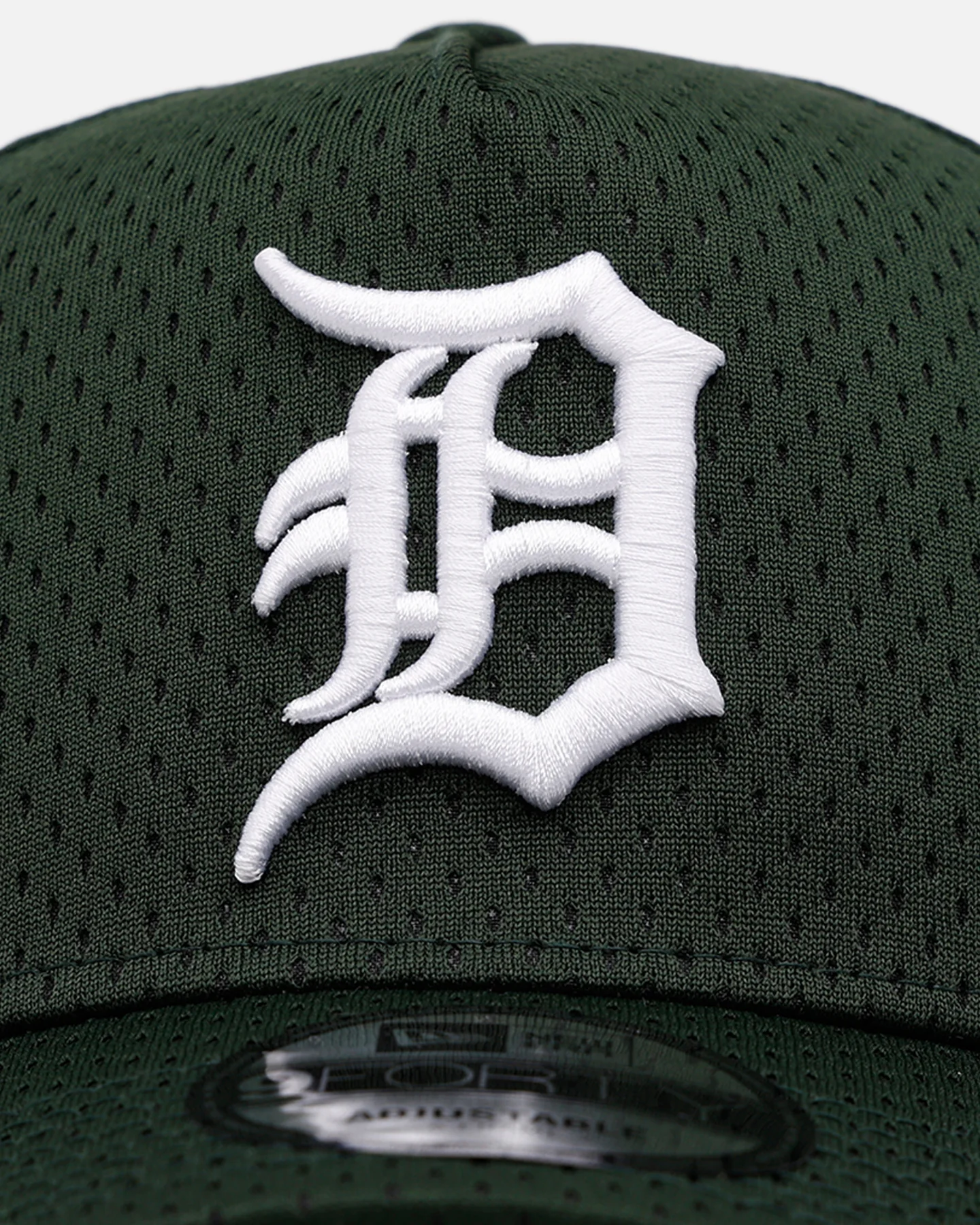New Era Detroit Tigers 'Green Mesh' 9FORTY A-Frame Snapback Dark Green - Image 5
