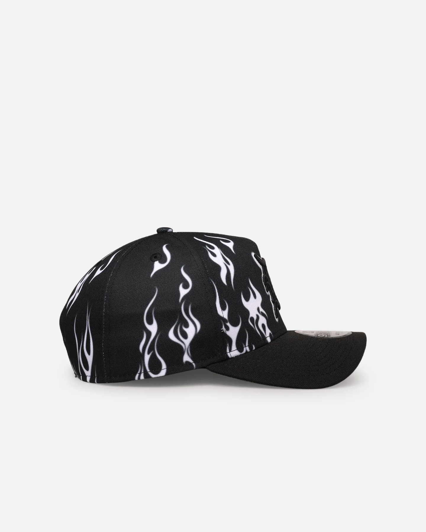 New Era Detroit Tigers 'Crown Flames' 9OFRTY A-Frame Snapback Black/White - Image 3