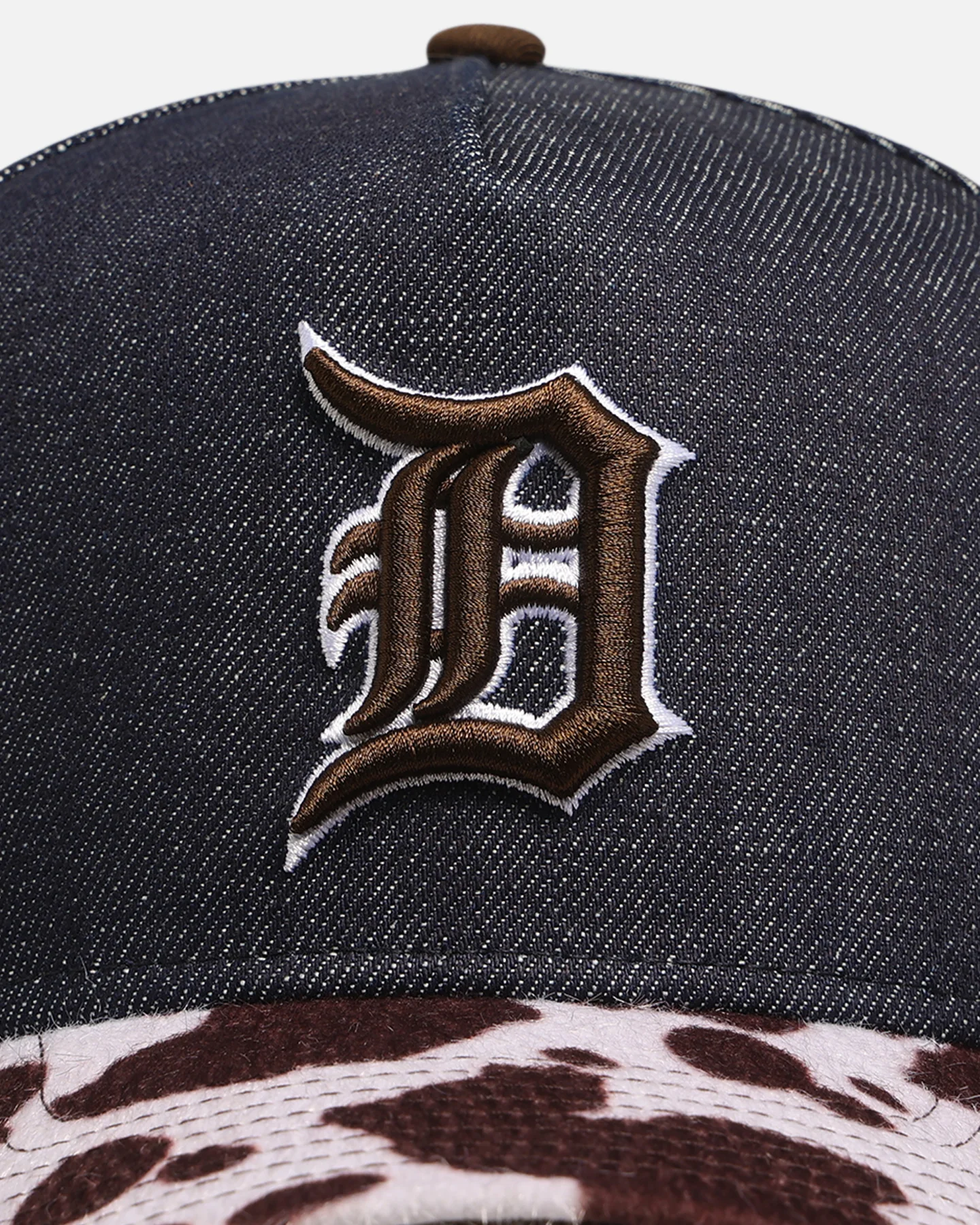 New Era Detroit Tigers 'Denim Cowhide' 9FORTY A-Frame Snapback Navy - Image 5