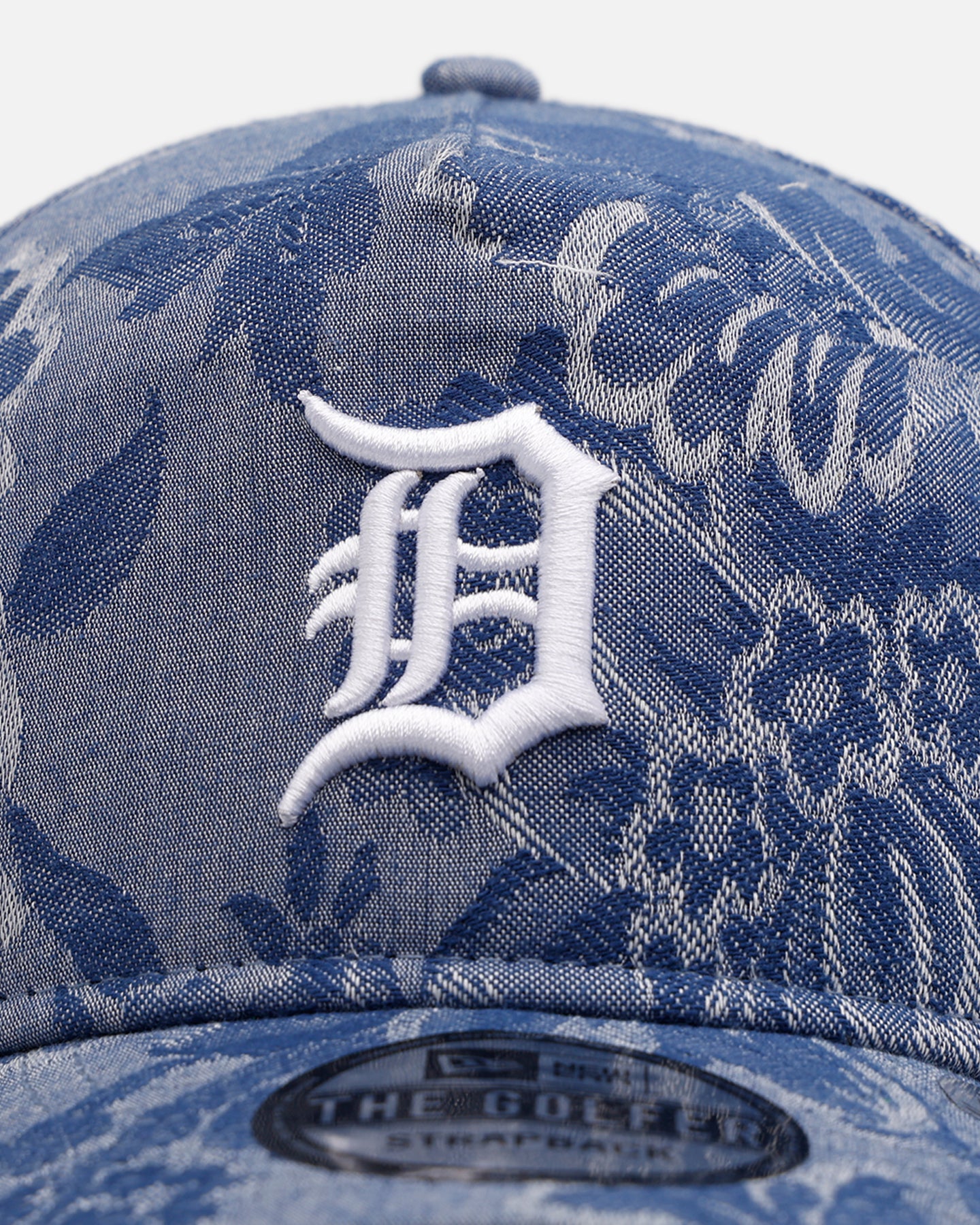 New Era Detroit Tigers 'Three Looms' Golfer Strapback Denim - Image 5