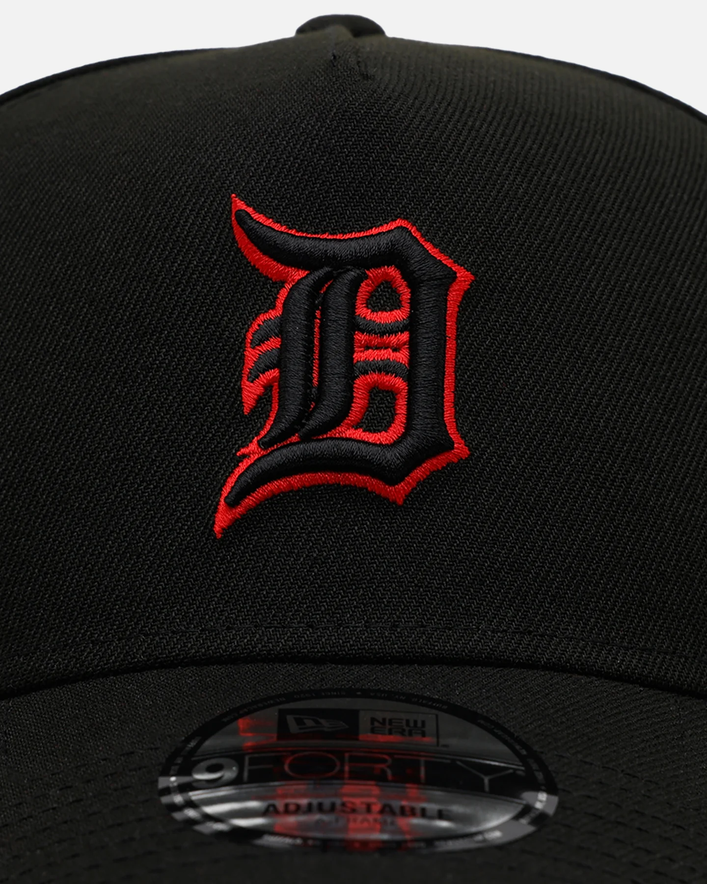New Era Detroit Tigers 'Easy Black And Scarlet' 9FORTY A-Frame Snapback Black/Scarlet - Image 5