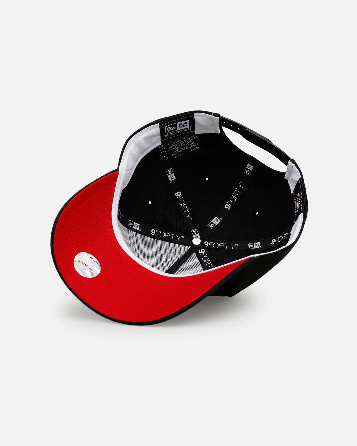 New Era Detroit Tigers 'Easy Black And Scarlet' 9FORTY A-Frame Snapback Black/Scarlet - Image 6
