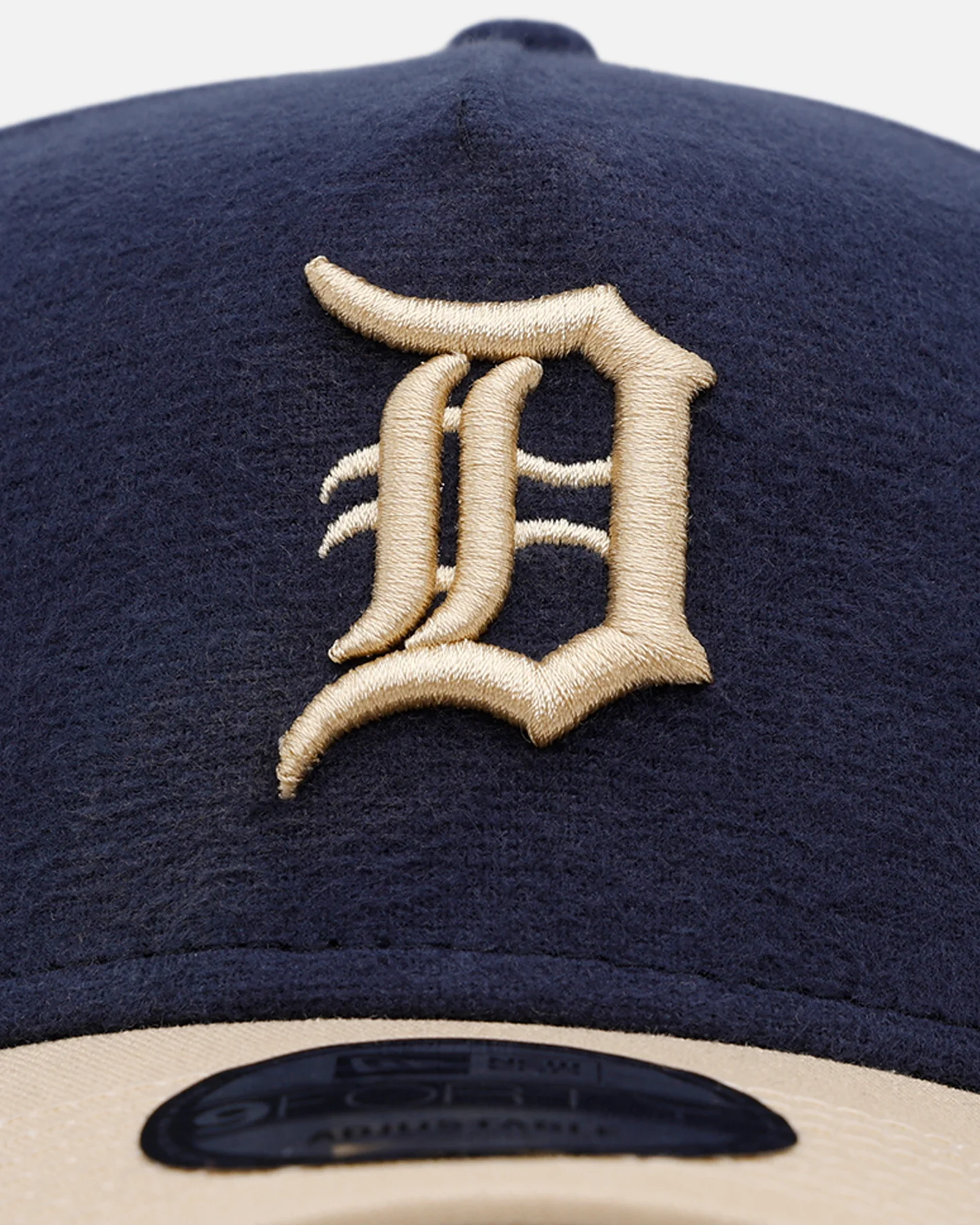 New Era Detroit Tigers 'Moleskin' 9FORTY A-Frame Snapback Navy - Image 6