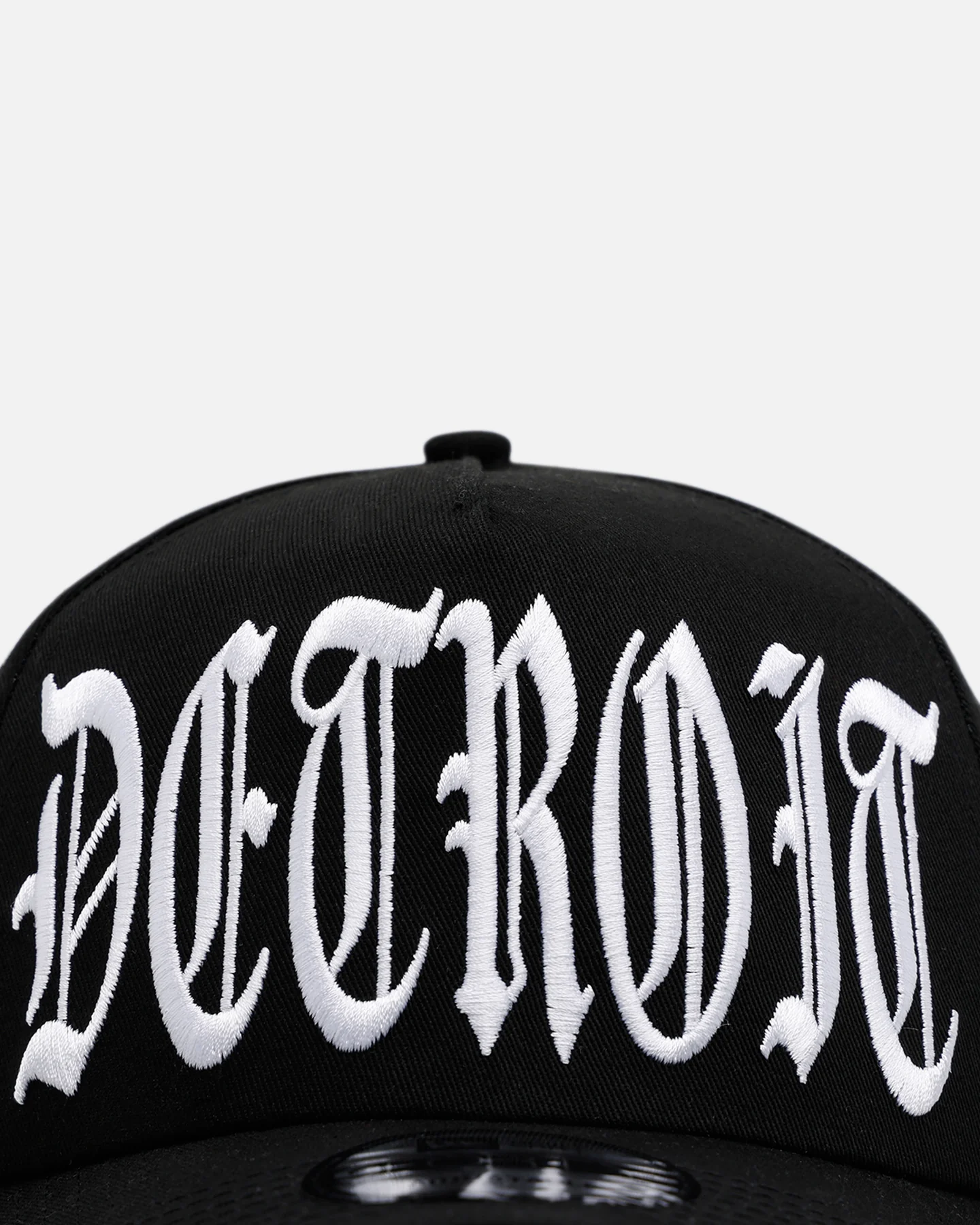 New Era Detroit Tigers 'Oversized Gothic Script Crown' 9FORTY A-Frame Snapback Black/White - Image 5