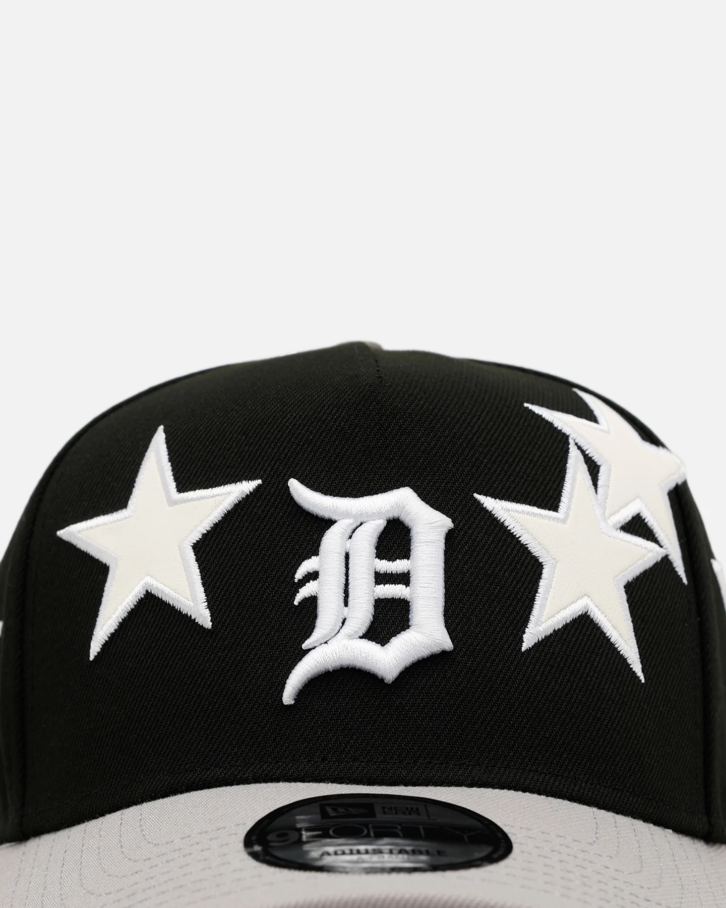 New Era Detroit Tigers 'Stars' 9FORTY A-Frame Snapback Black/Grey - Image 5