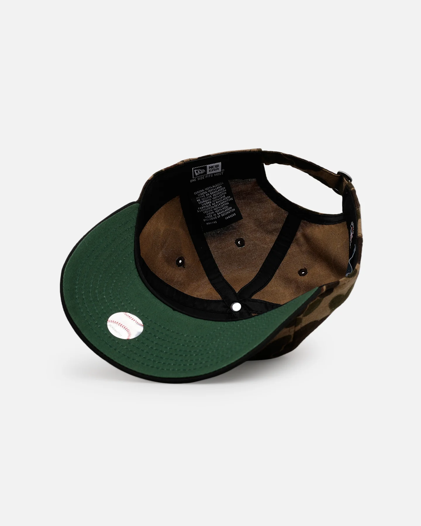 New Era Detroit Tigers 'Wool Duck Camo' 19TWENTY Strapback Duck Camo - Image 6