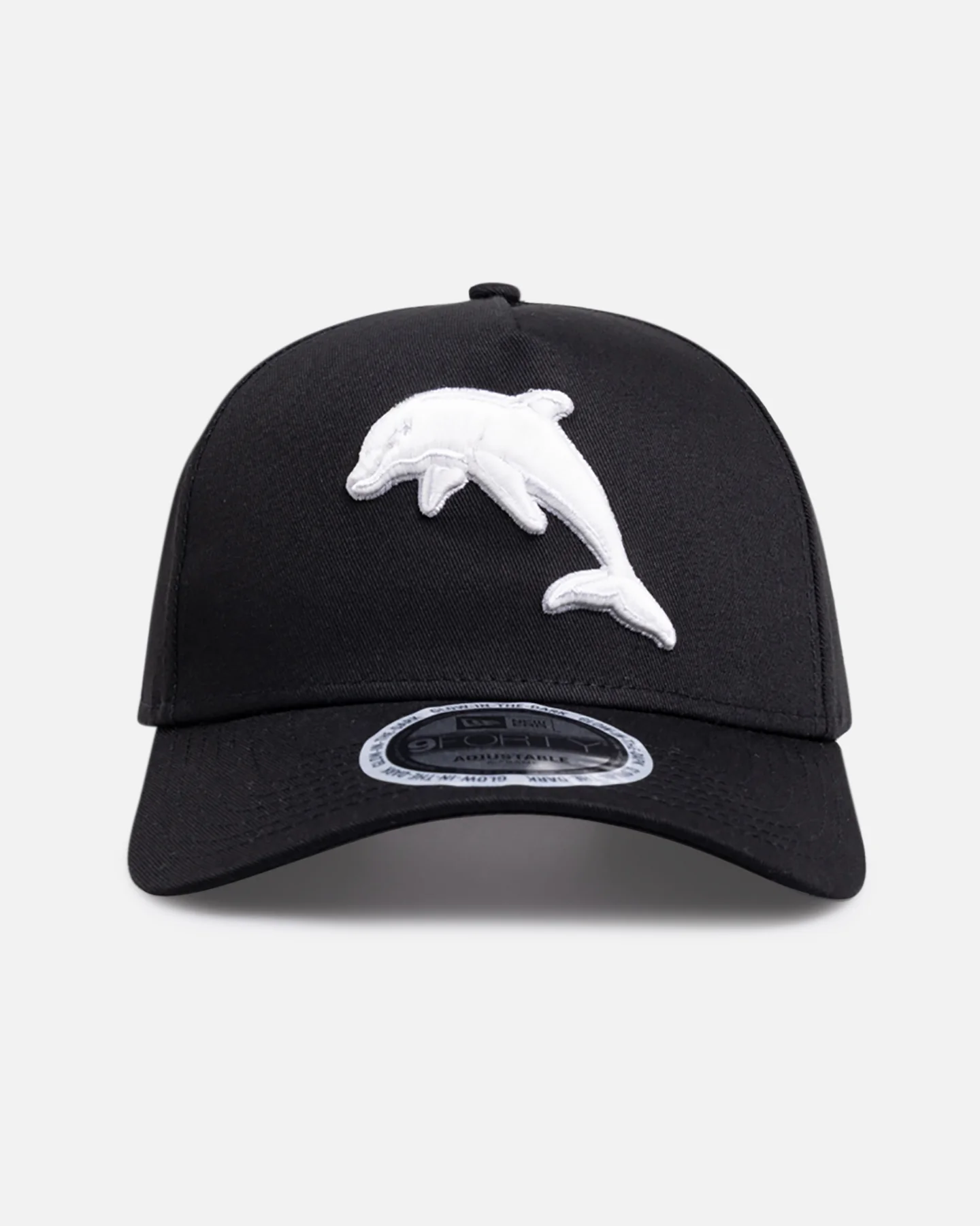New Era Dolphins 'NRL Glow In The Dark' 9FORTY A-Frame Snapback Black - Image 2