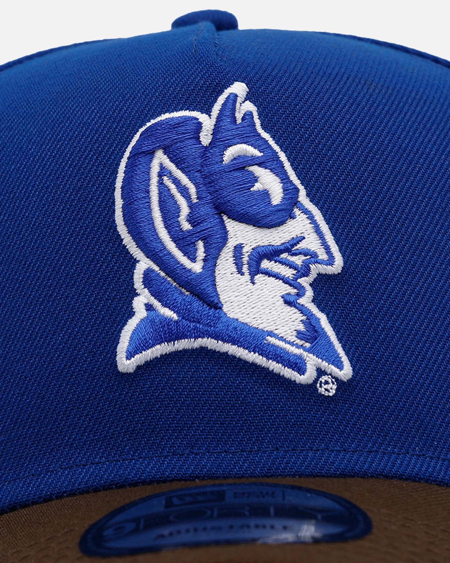 New Era Duke Blue Devils 'Walnut Visor' 9FORTY A-Frame Snapback Walnut - Image 5