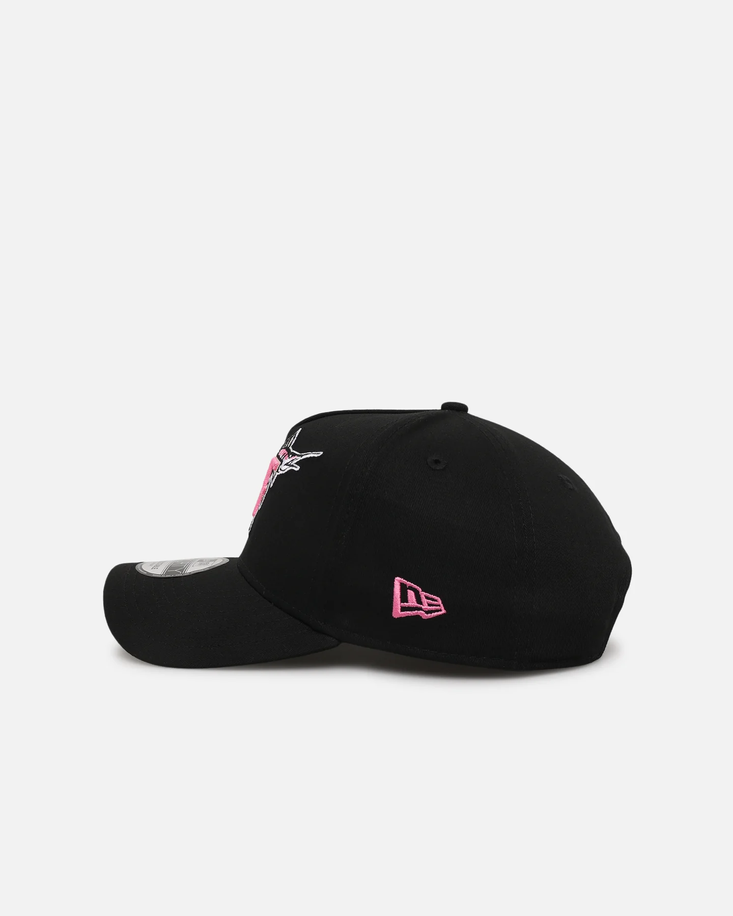 New Era Florida Marlins 'Black Pink' 9FORTY A-Frame Snapback Black/Pink - Image 4