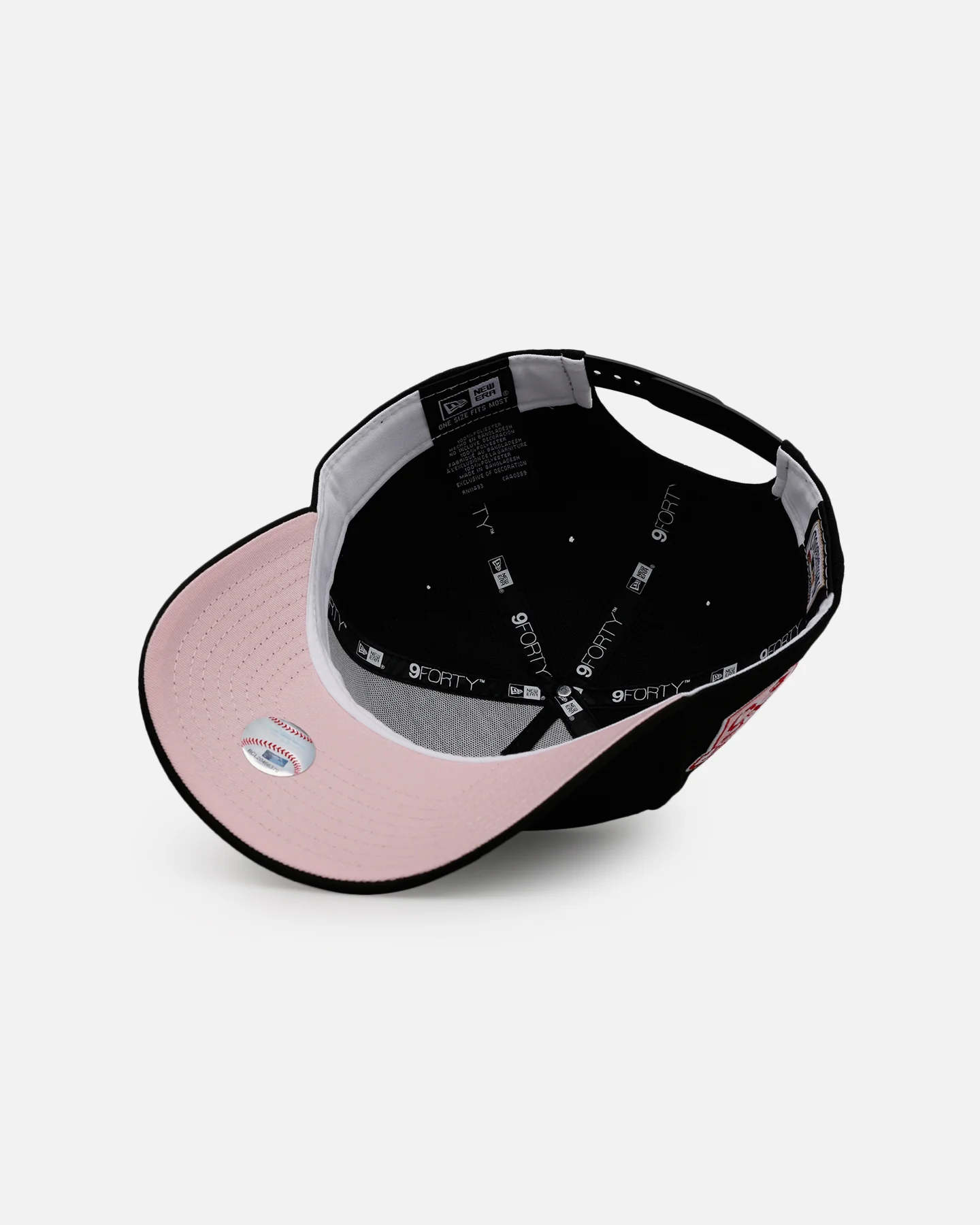 New Era Florida Marlins 'Black And Pink' 9FORTY A-Frame Snapback Black/Pink - Image 6