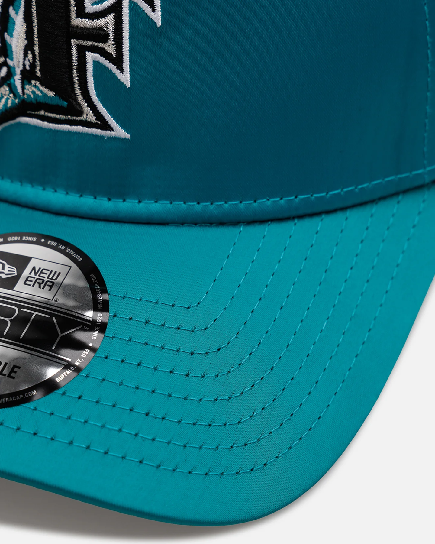 New Era Florida Marlins 'Team Color Satin' 9FORTY A-Frame Snapback Official Team Color - Image 2