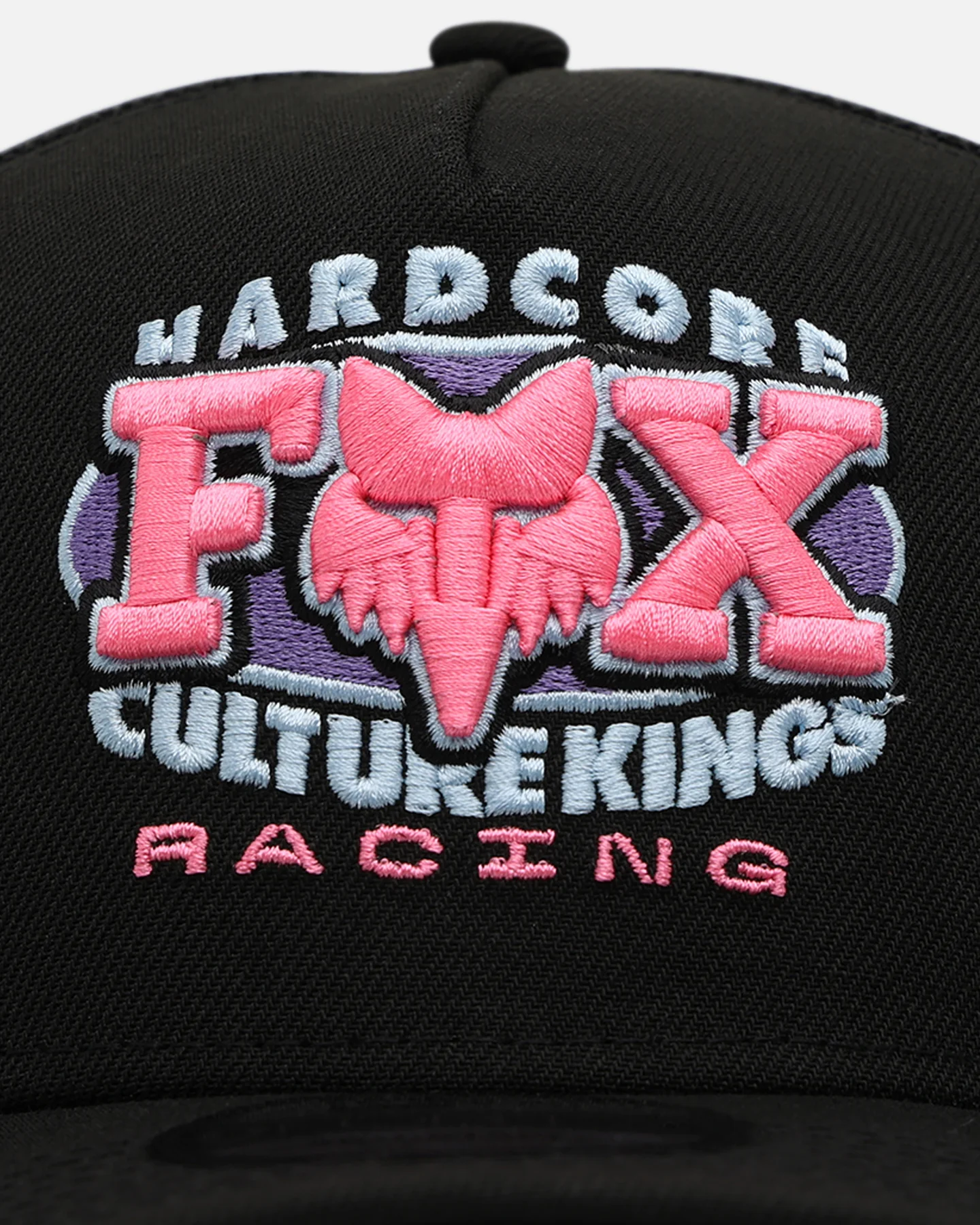 New Era Fox Racing X Culture Kings 9FORTY A-Frame Trucker Snapback Black - Image 5