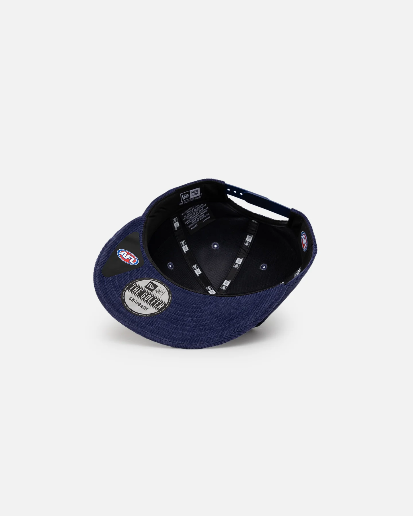 New Era Geelong Cats Golfer Snapback Light Navy - Image 6