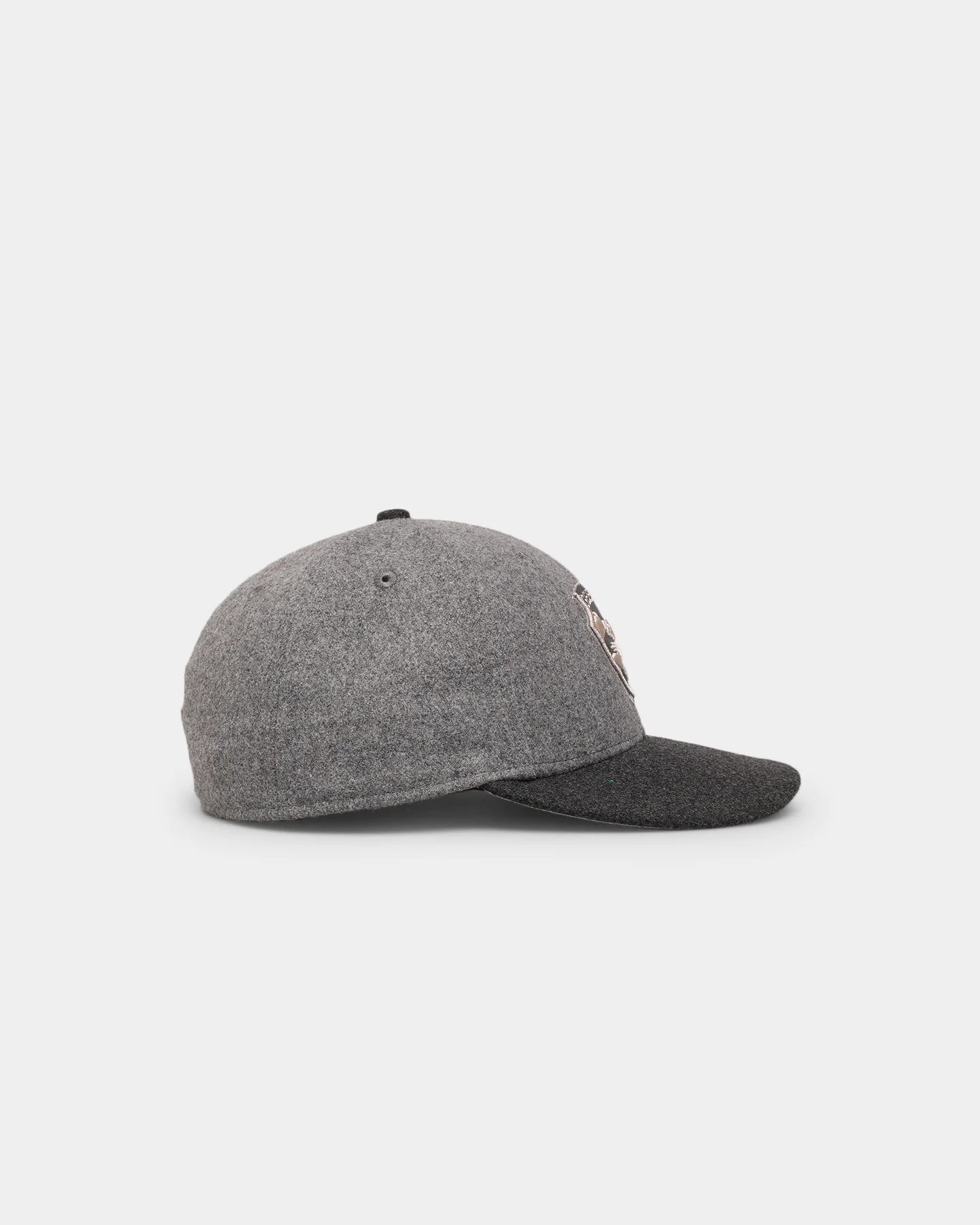 New Era Geelong Cats 'Melton Wool Cap' Afl '22 59Fifty Low Profile Fitted Dark Grey - Image 4