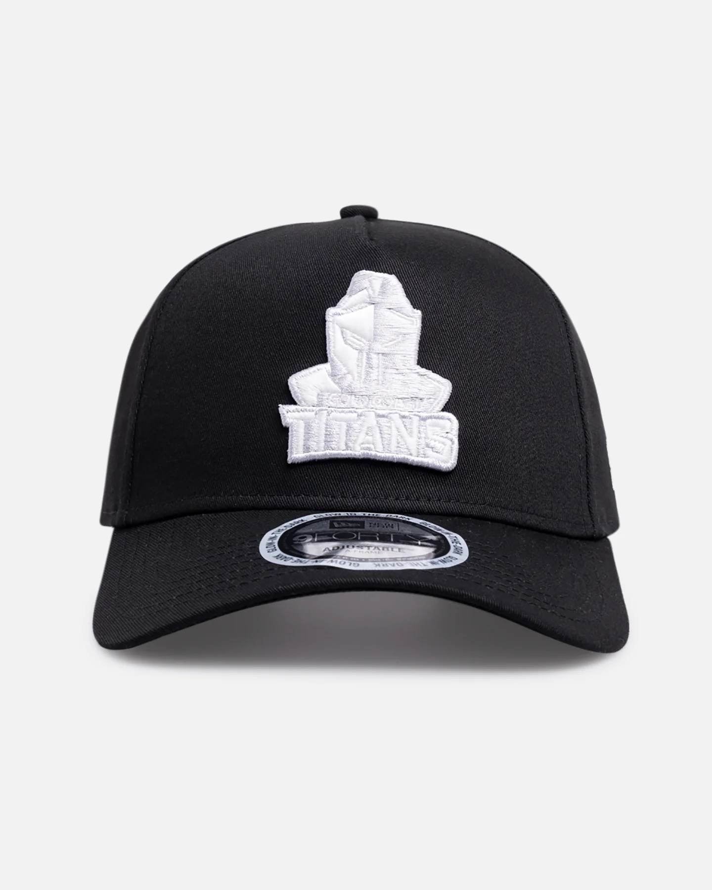New Era Gold Coast Titans 'NRL Glow In The Dark' 9FORTY A-Frame Snapback Black - Image 2