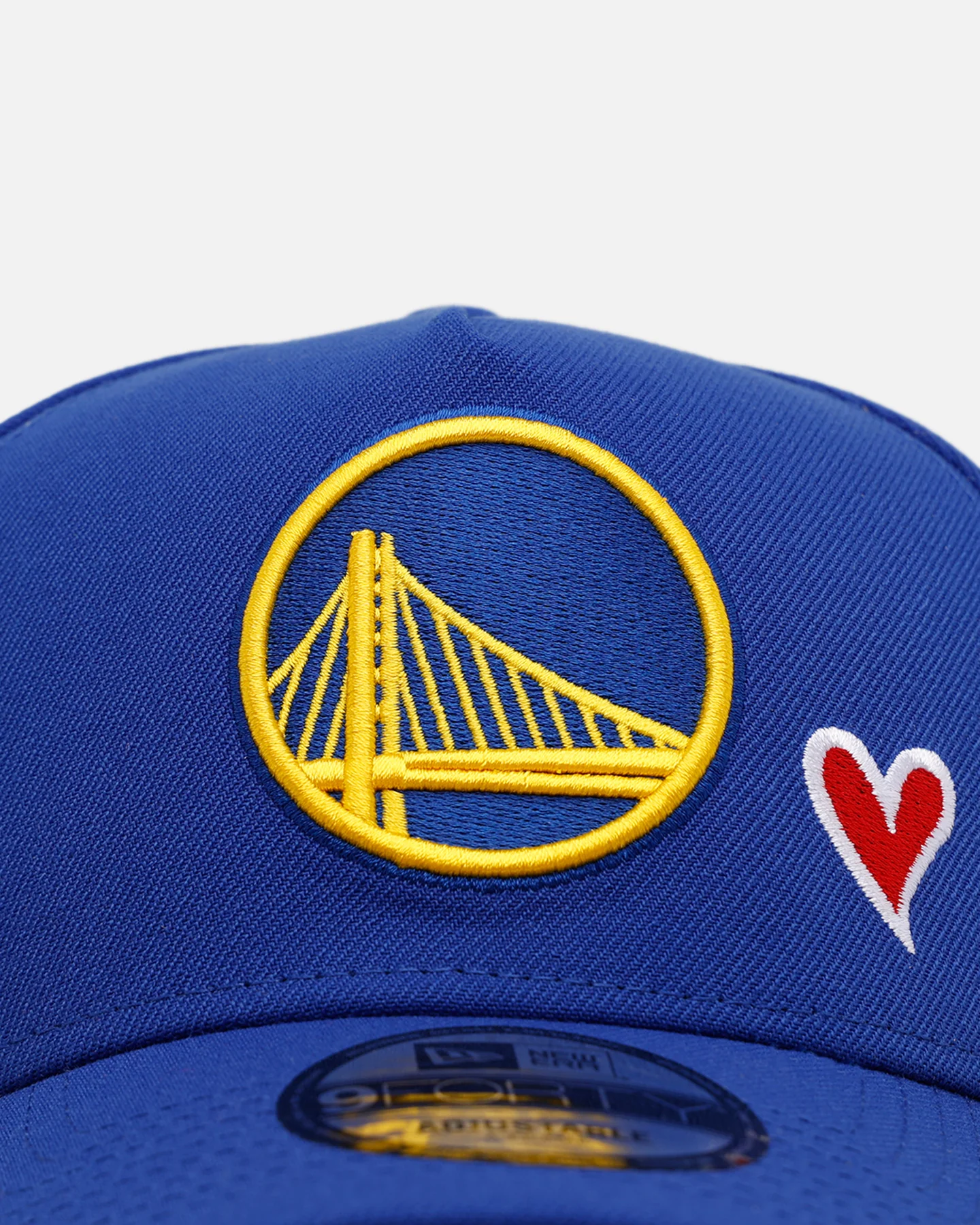 New Era Golden State Warriors 'Team Color Hearts' 9FORTY A-Frame Snapback Official Team Color - Image 5