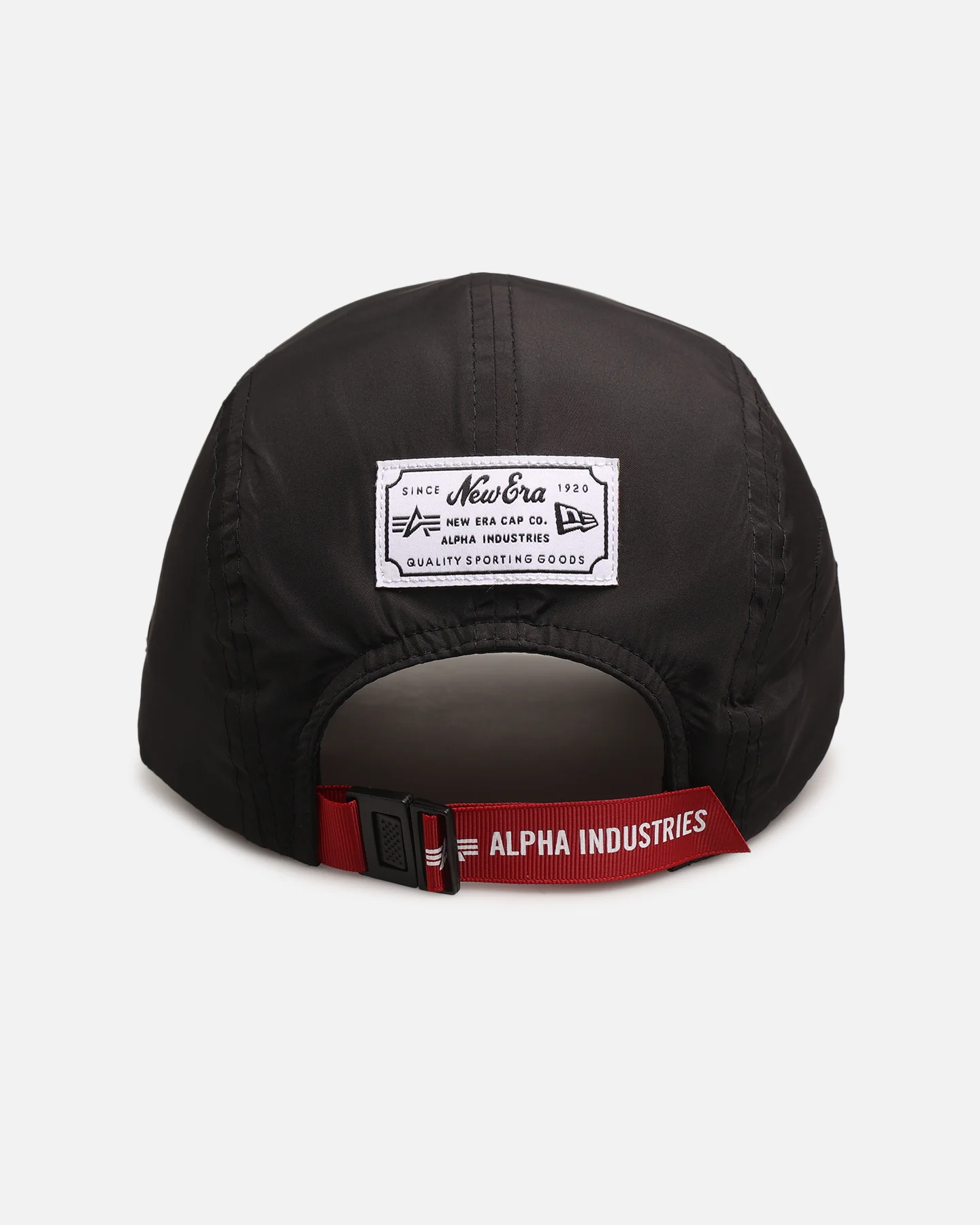 New Era Green Bay Packers 'New Era x Alpha Industries' Camper Strapback Black - Image 2