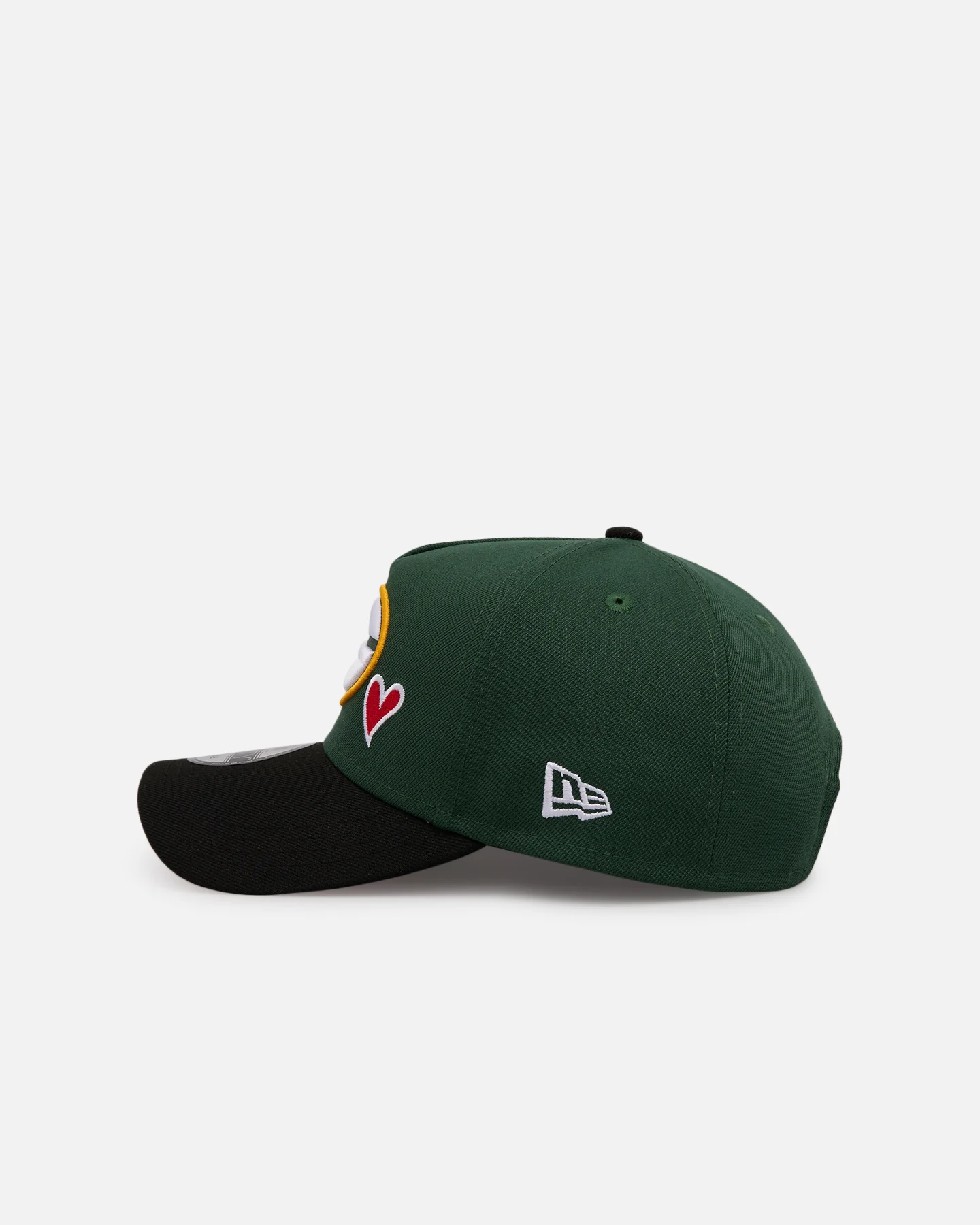 New Era Green Bay Packers 'Team Color Hearts' 9FORTY A-Frame Snapback Official Team Color - Image 4