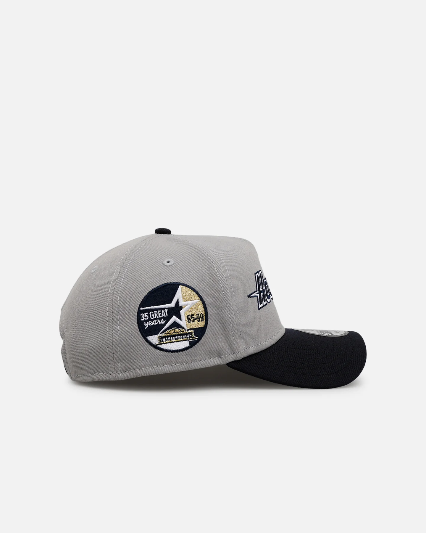New Era Houston Astros 'Away Greys' 9FORTY A-Frame Snapback Grey - Image 3