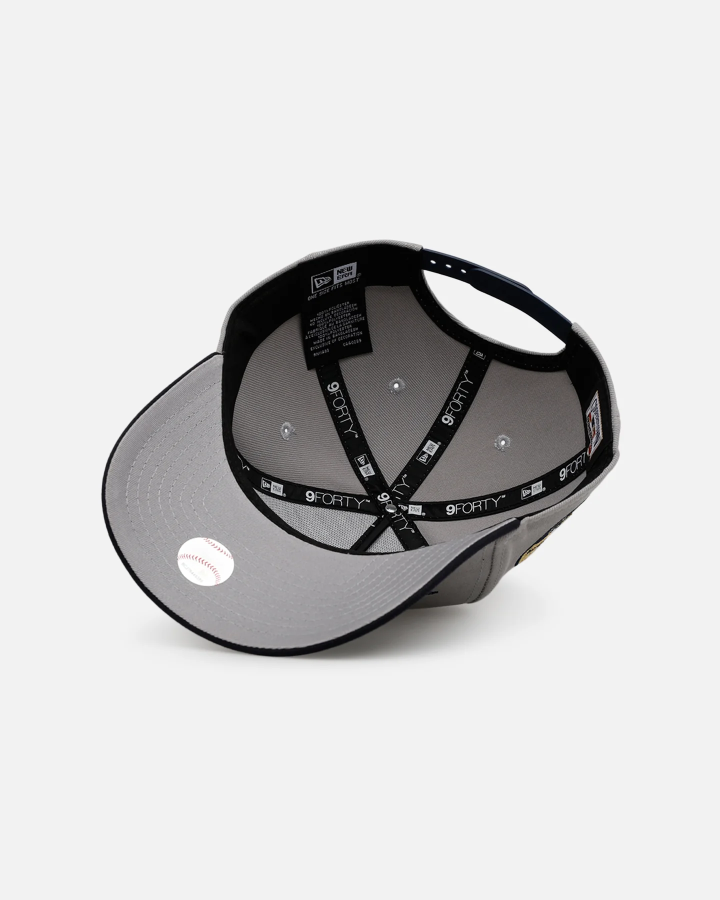 New Era Houston Astros 'Away Greys' 9FORTY A-Frame Snapback Grey - Image 6