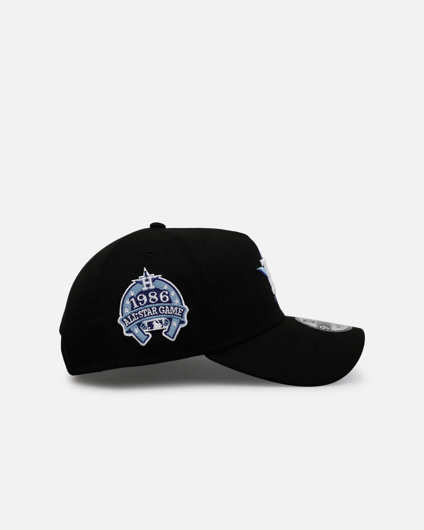New Era Houston Astros 'Black And Sky Blue' 9FORTY A-Frame Snapback Black/Sky Blue - Image 3