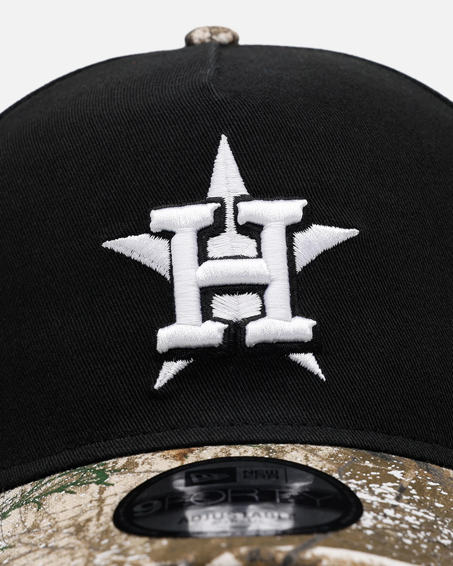 New Era Houston Astros 'Seasoned Camo' 9FORTY A-Frame Snapback Black/Camo - Image 5