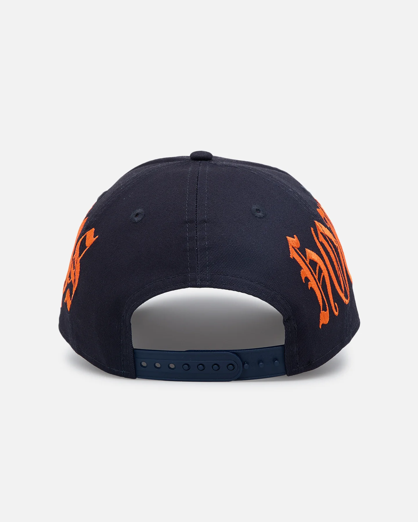 New Era Houston Astros 'Goth Script' 9FORTY A-Frame Snapback Navy/Orange - Image 2