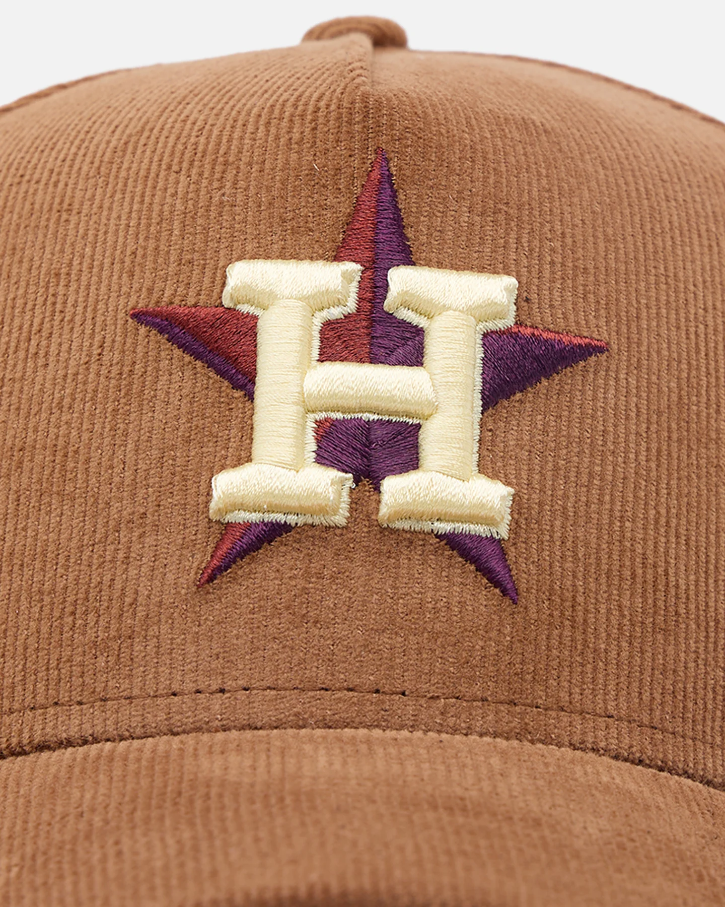 New Era Houston Astros 'Ornamental Corduroy' 9FORTY A-Frame Snapback Tan - Image 6