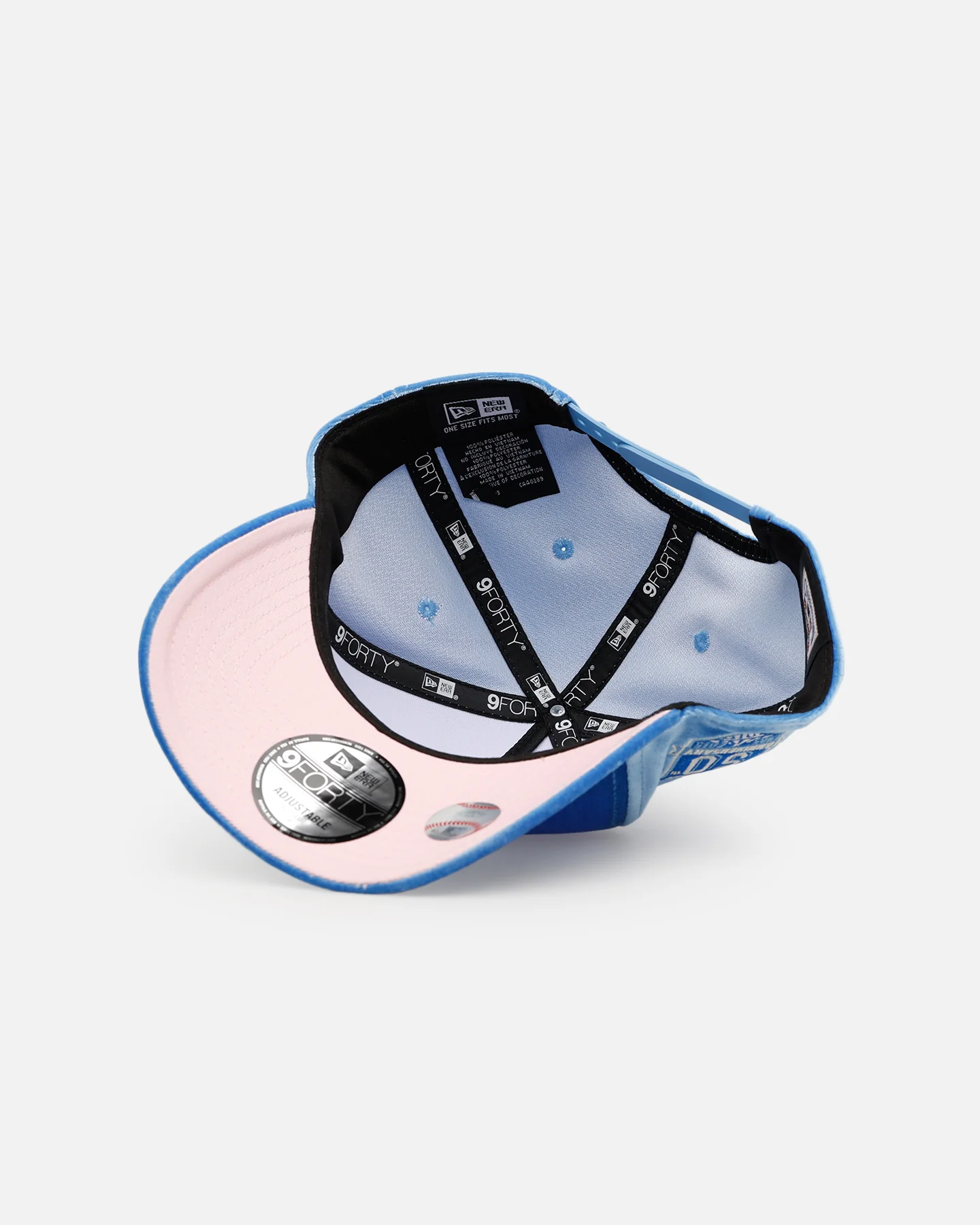 New Era Houston Astros 'Sky Velvet' 9FORTY A-Frame Snapback Sky Blue - Image 6