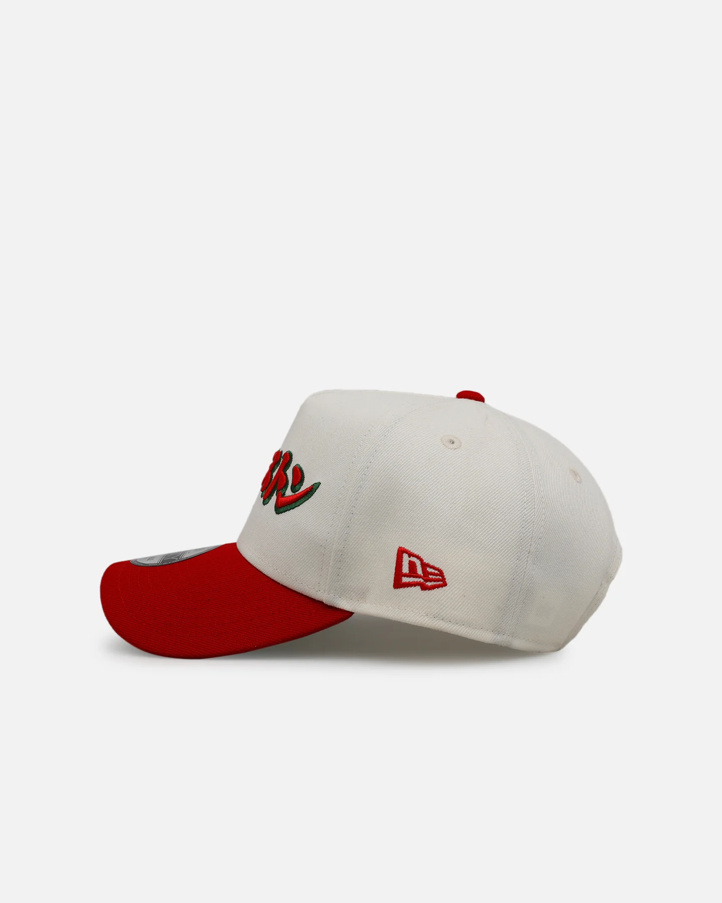 New Era Houston Astros 'Strawberry' 9FORTY A-Frame Snapback Chrome/Red - Image 4