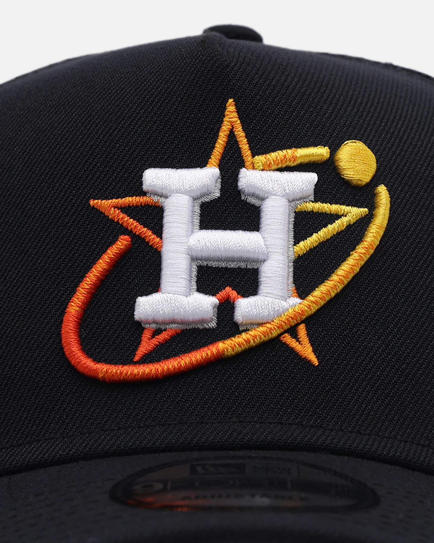 New Era Houston Astros 'Team Color' 9FORTY A-Frame Trucker Snapback OTC - Image 5