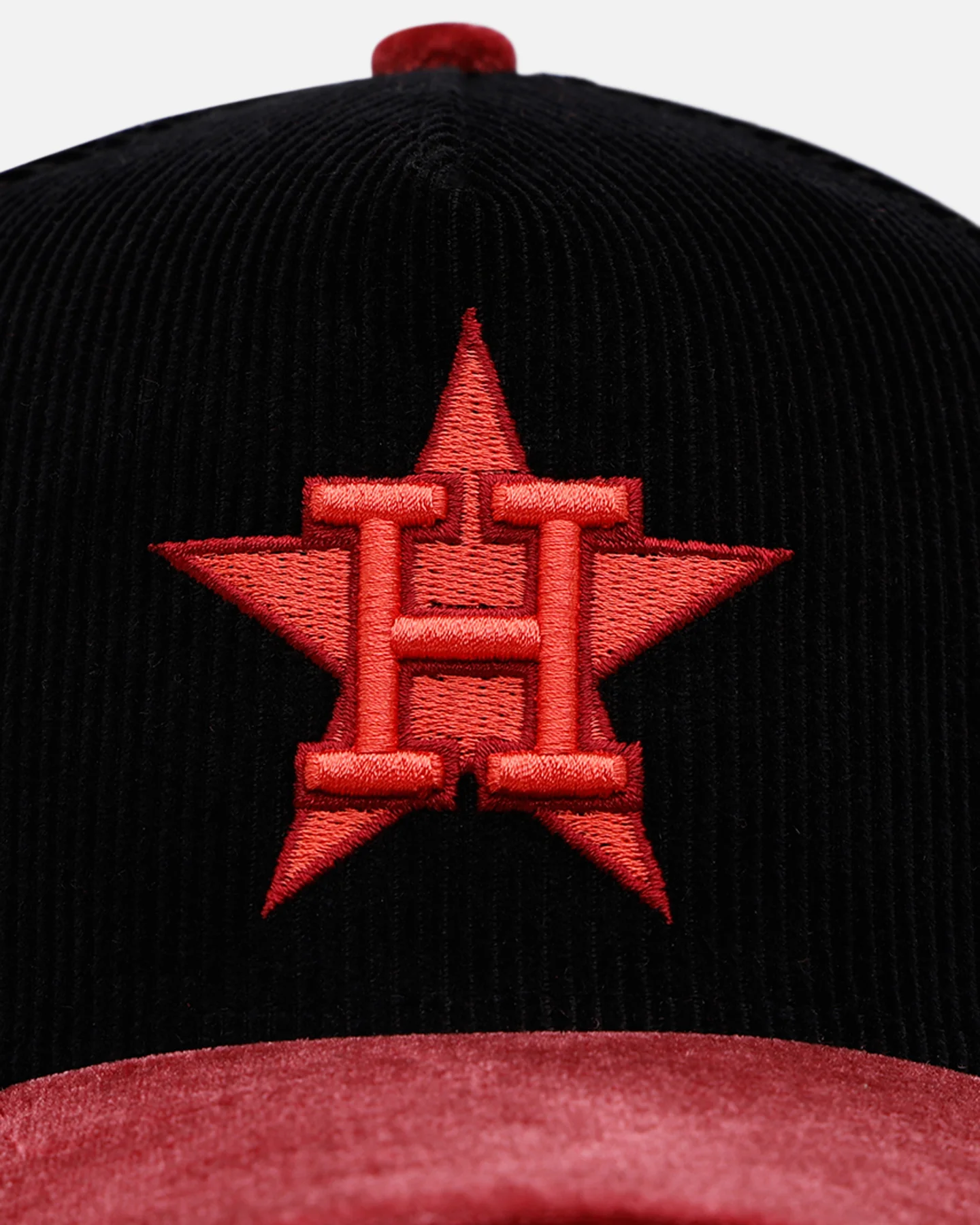 New Era Houston Astros 'Velvet Cord Certified Lover' 9FORTY A-Frame Premium Corduroy Snapback Black - Image 6