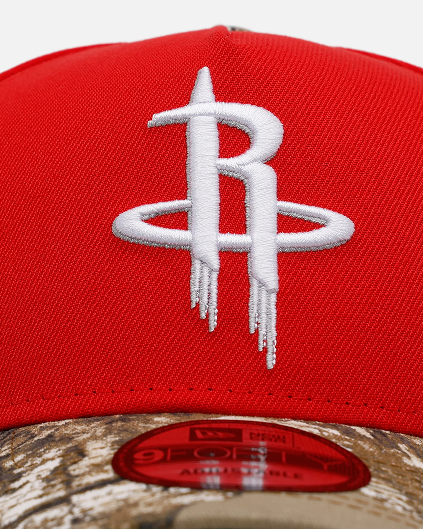 New Era Houston Rockets 'Realtree Visor' 9FORTY A-Frame Snapback Official Team Color - Image 5
