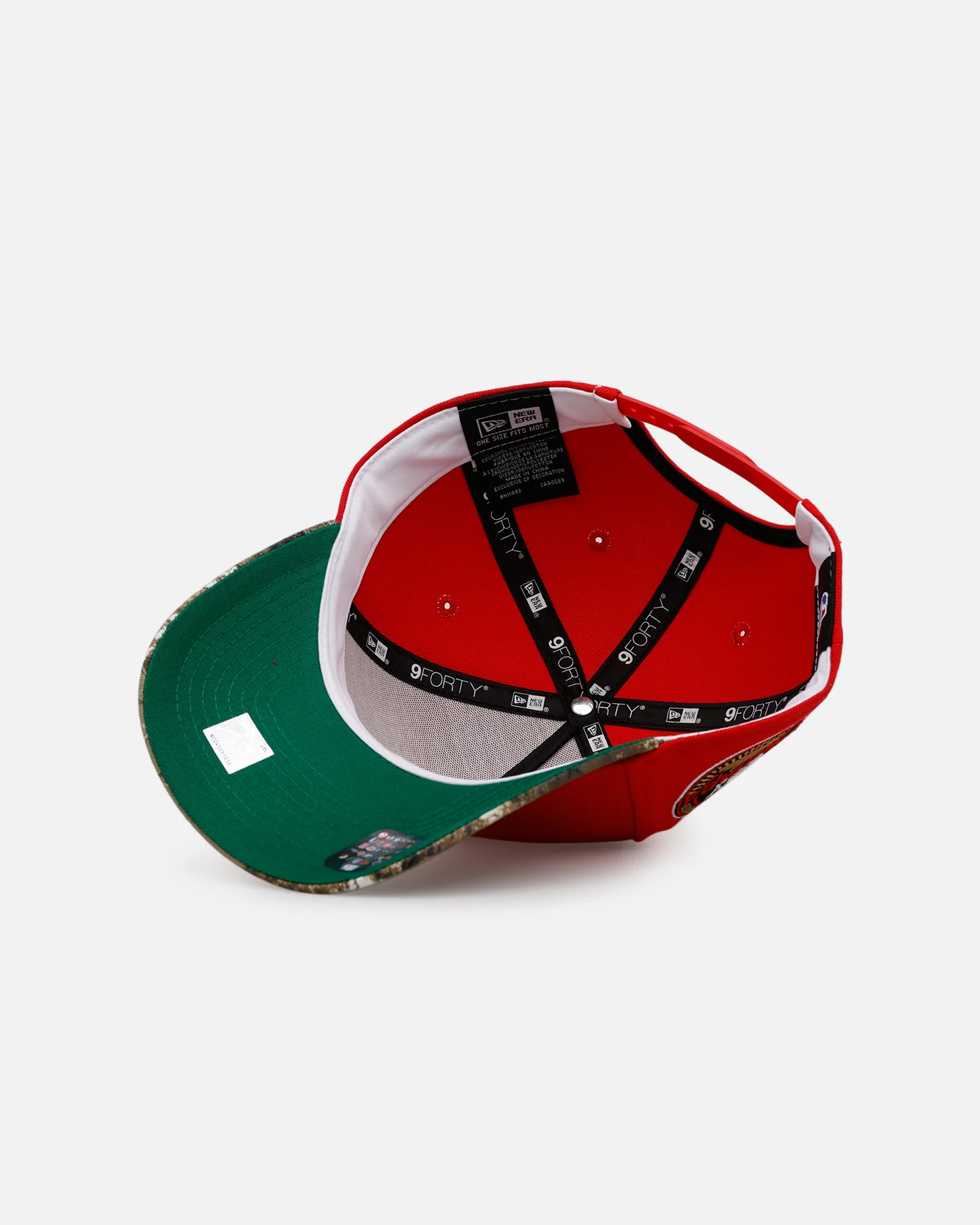 New Era Houston Rockets 'Realtree Visor' 9FORTY A-Frame Snapback Official Team Color - Image 6
