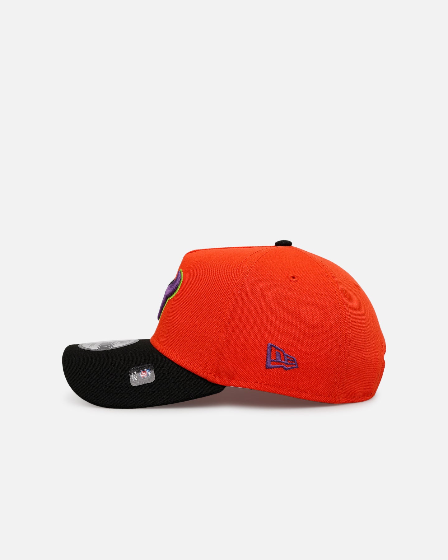 New Era Houston Texans 'Halloween' 9FORTY A-Frame Snapback Orange/Black - Image 4