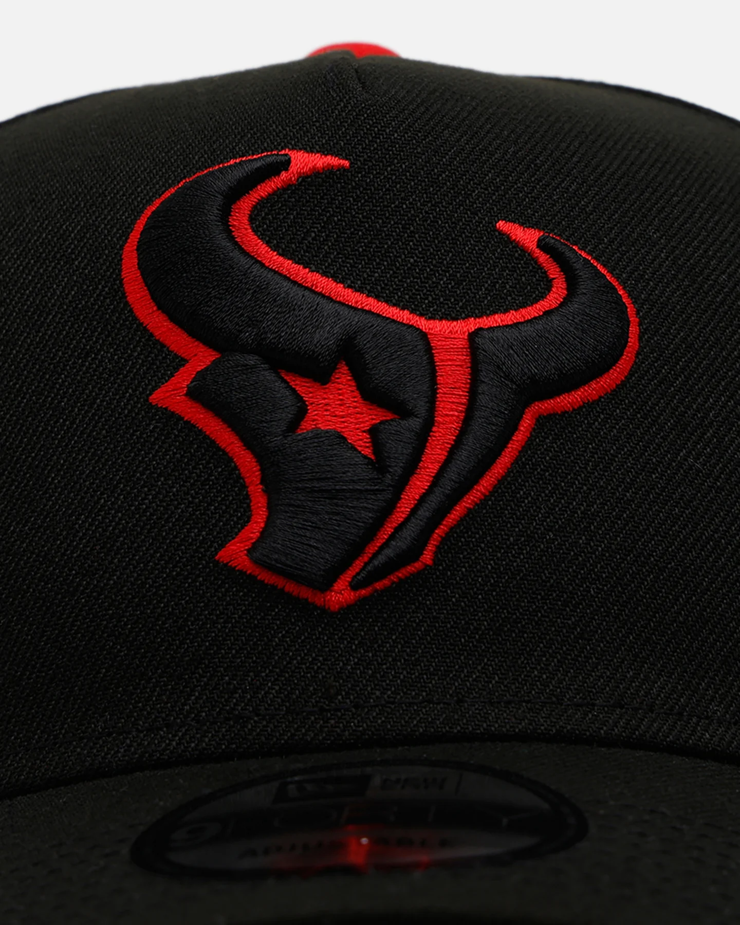 New Era Houston Texans 'Outline' 9FORTY A-Frame Snapback Black - Image 5
