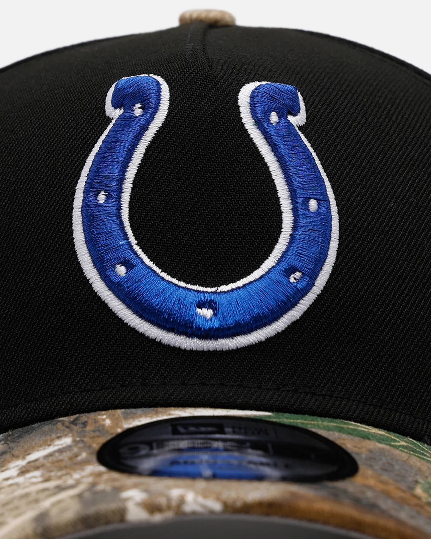 New Era Indianapolis Colts 'Black Crown Realtree Visor' 9FORTY A-Frame Snapback Realtree Edge/Black - Image 5