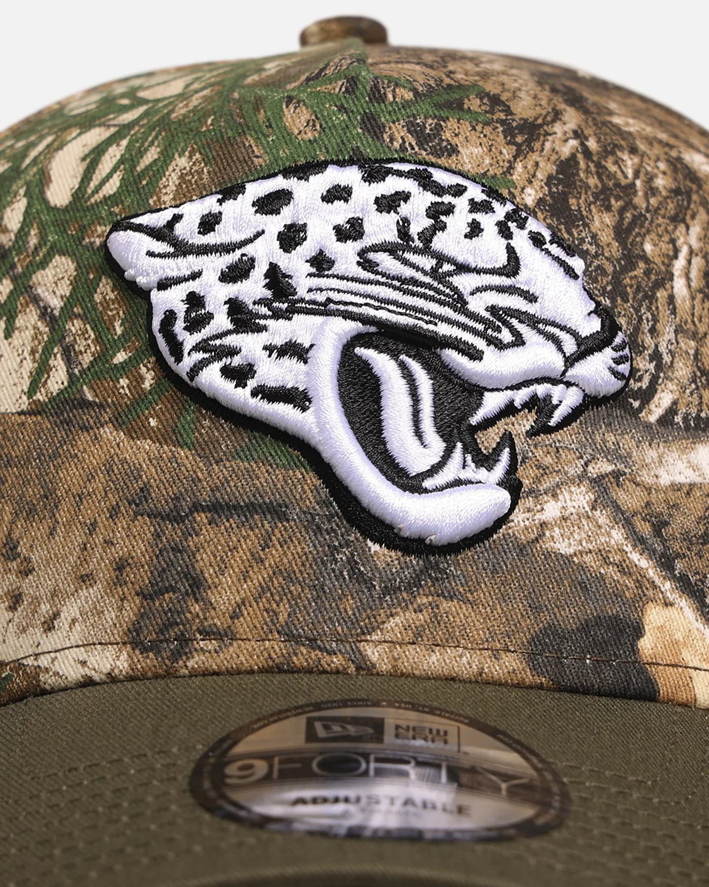 New Era Jacksonville Jaguars 'NFL Season Kick Off' 9FORTY A-Frame Snapback Realtree/Olive - Image 5
