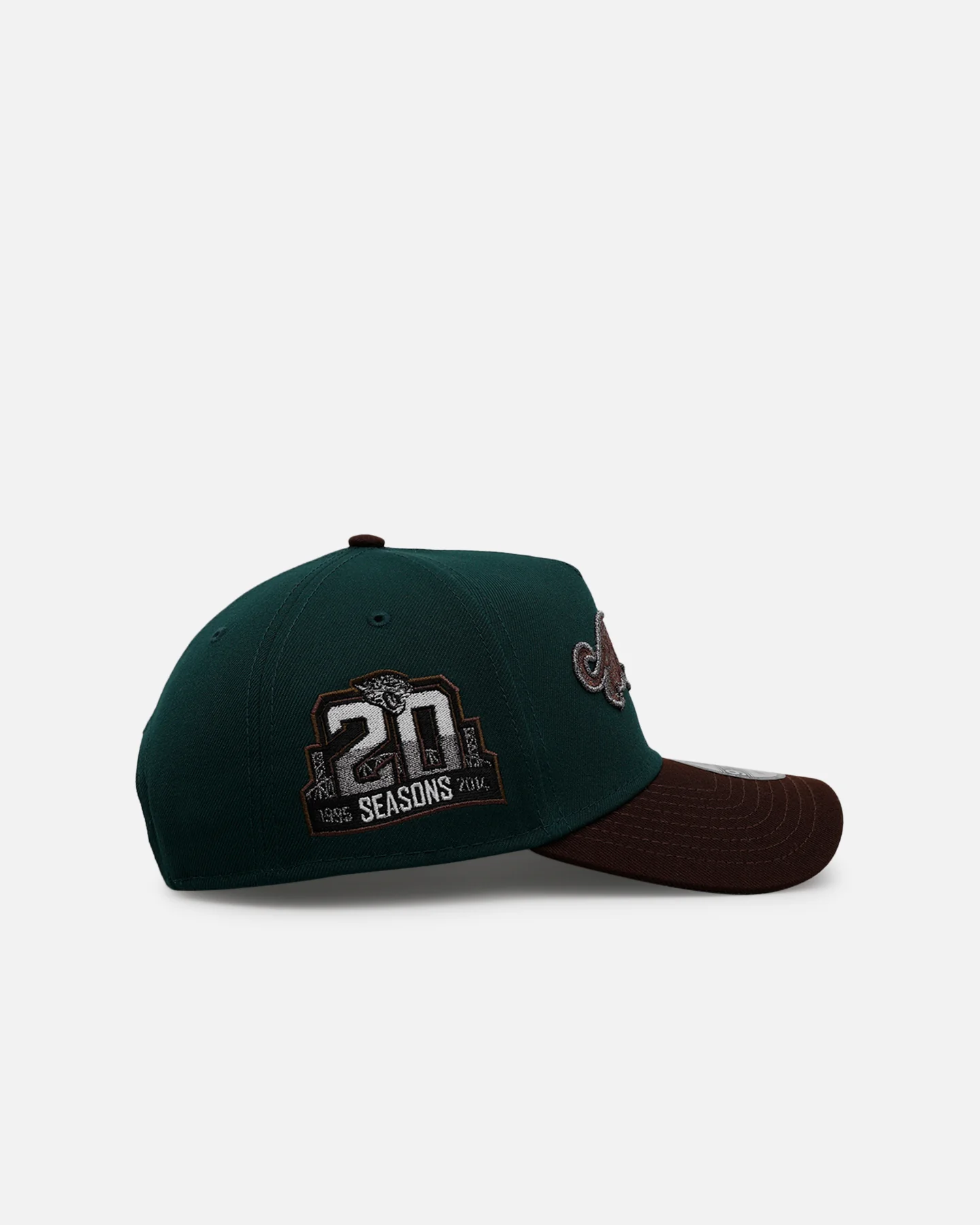New Era Jacksonville Jaguars 'Rainforest' 9FORTY A-Frame Snapback Green/Brown - Image 3