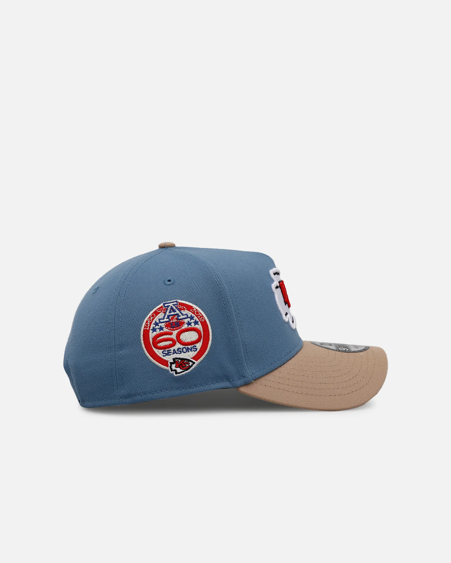 New Era Kansas City Chiefs 'Easy Breezy' 9FORTY A-Frame Snapback Blue/Tan - Image 3