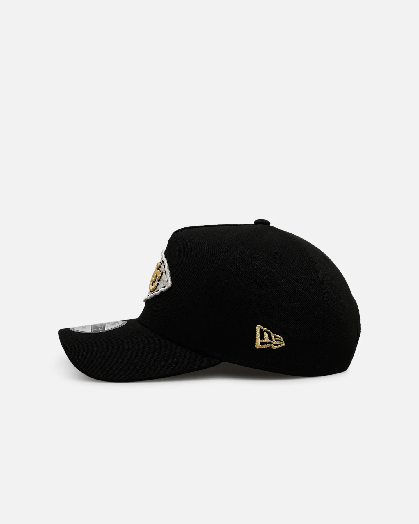 New Era Kansas City Chiefs 'New Year's Eve' 9FORTY A-Frame Snapback Gold/Silver - Image 4