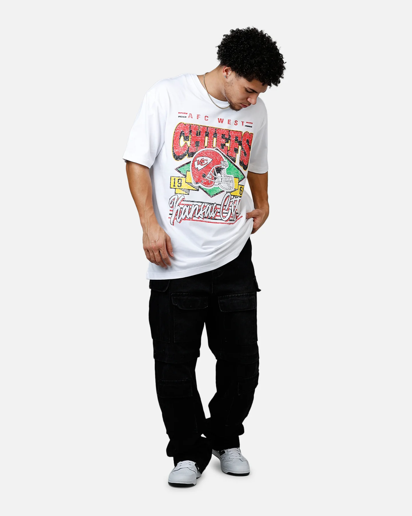 New Era Kansas City Chiefs Sport Class T-Shirt White - Image 3