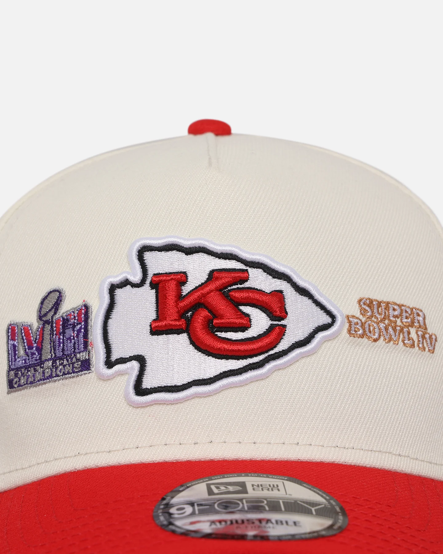 New Era Kansas City Chiefs 'Super Bowl Logos' 9FORTY A-Frame Snapback Chrome - Image 5