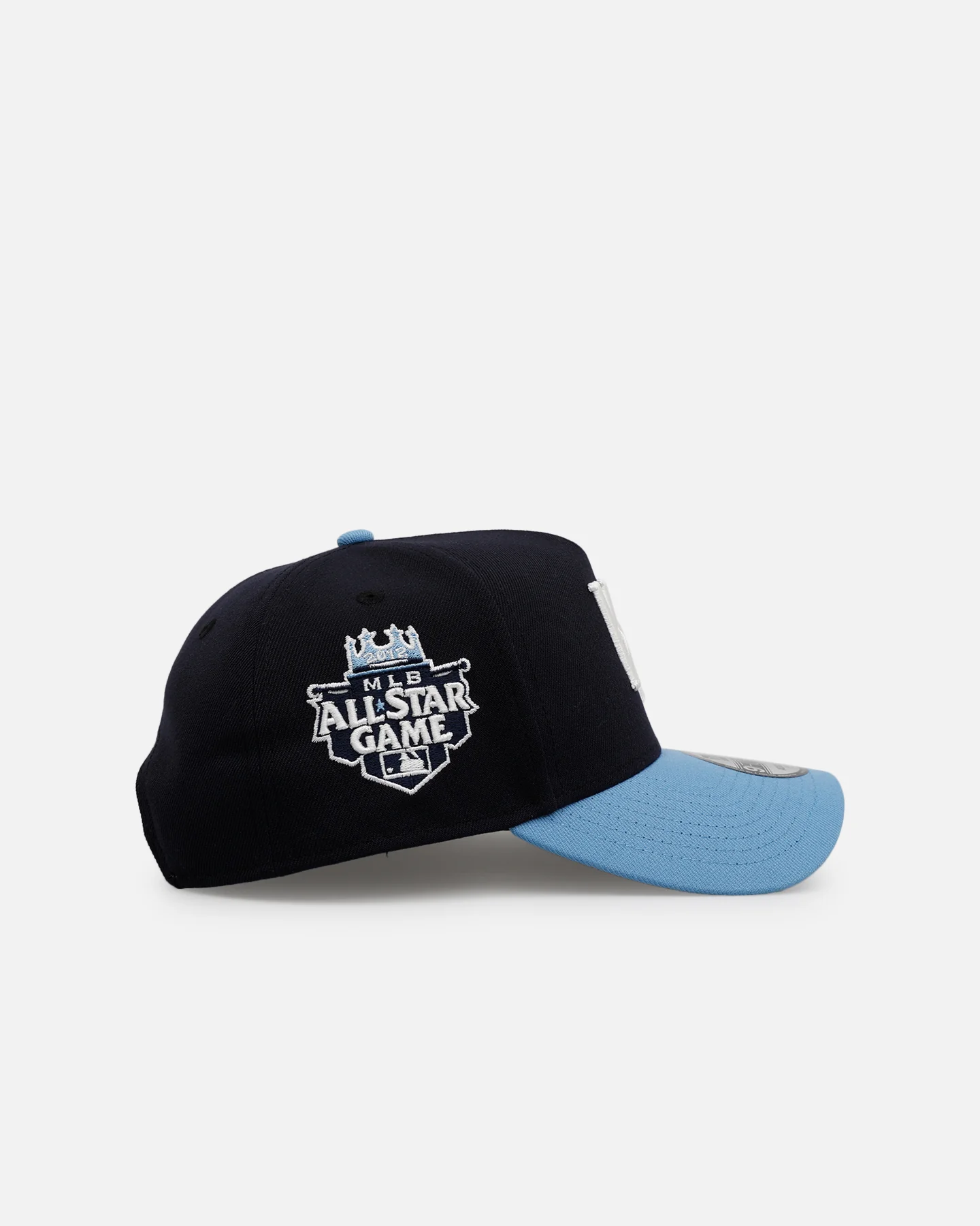 New Era Kansas City Royals 'Ocean' 9FORTY A-Frame Snapback Navy/Sky Blue - Image 3