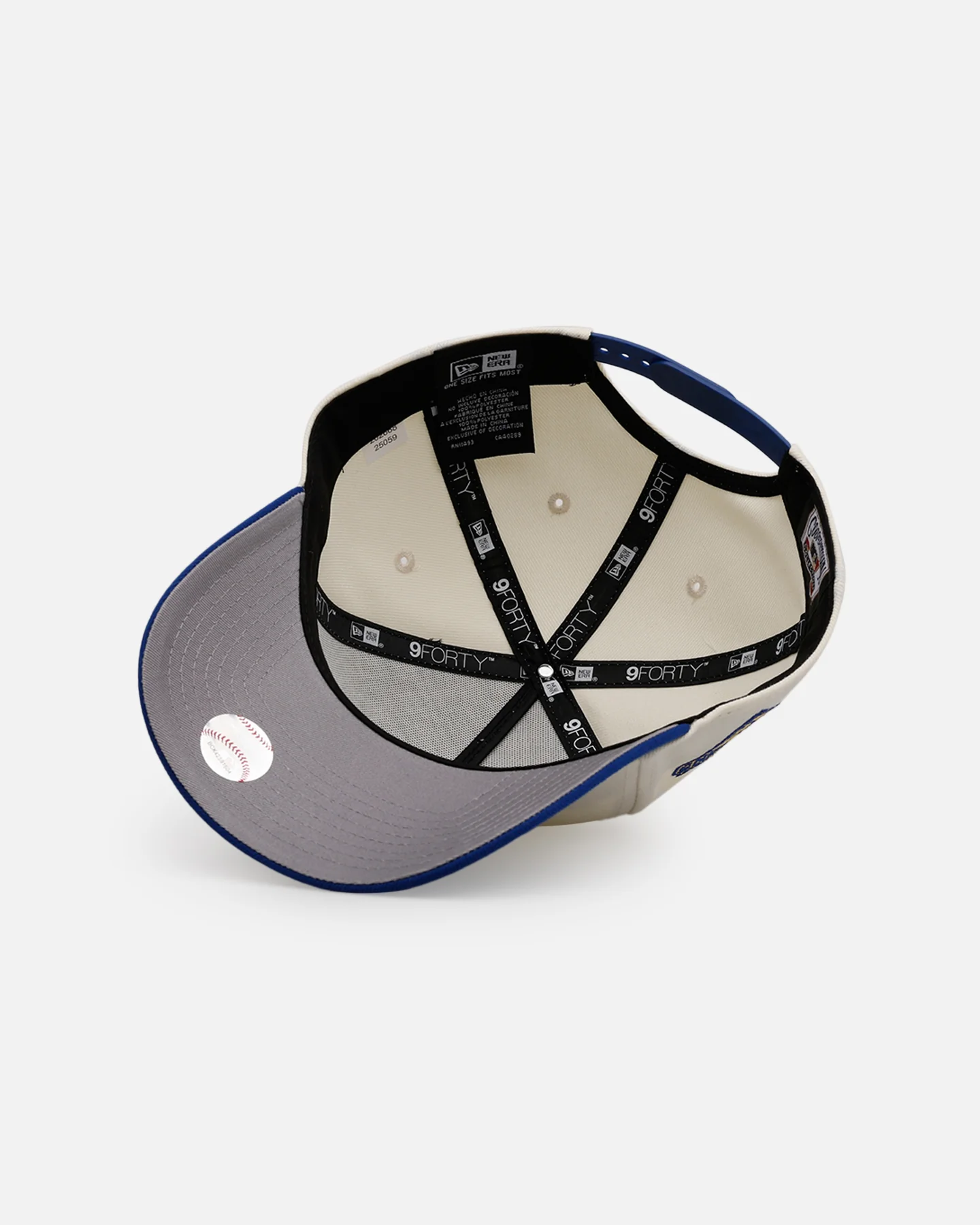 New Era Kansas City Royals 'Team Color Visor' 9FORTY A-Frame Snapback Chrome/Official Team Color - Image 6