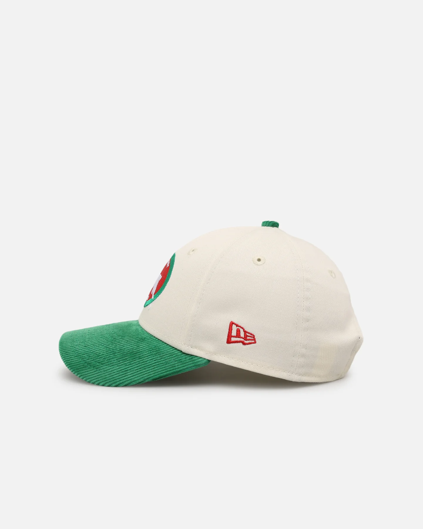 New Era Kids' South Sydney Rabbitohs 'NRL Retro Corduroy logo' 9FORTY Strapback Chrome White - Image 4