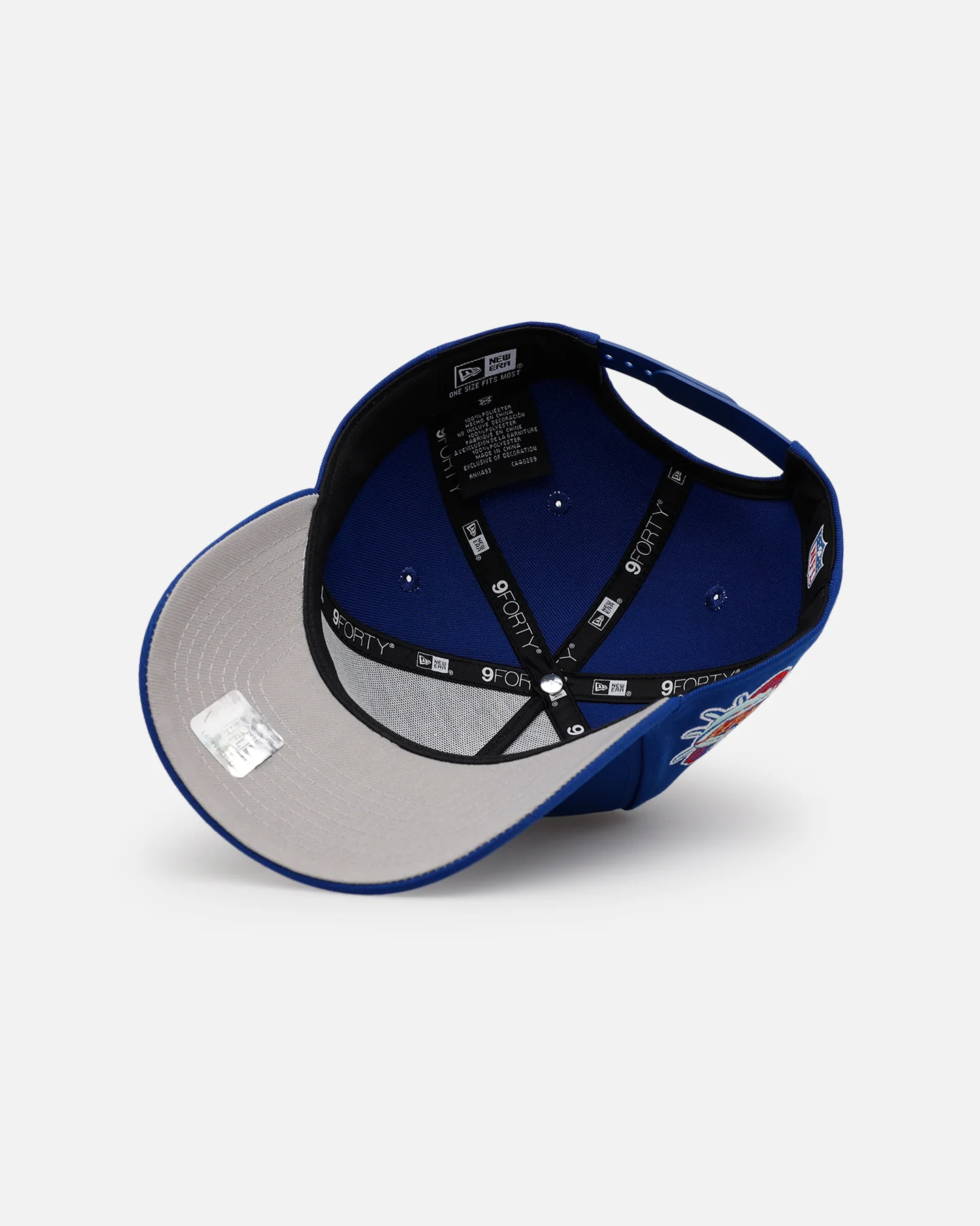 New Era Las Vegas Raiders '1996 NFL Draft' 9FORTY A-Frame Snapback Blue - Image 6
