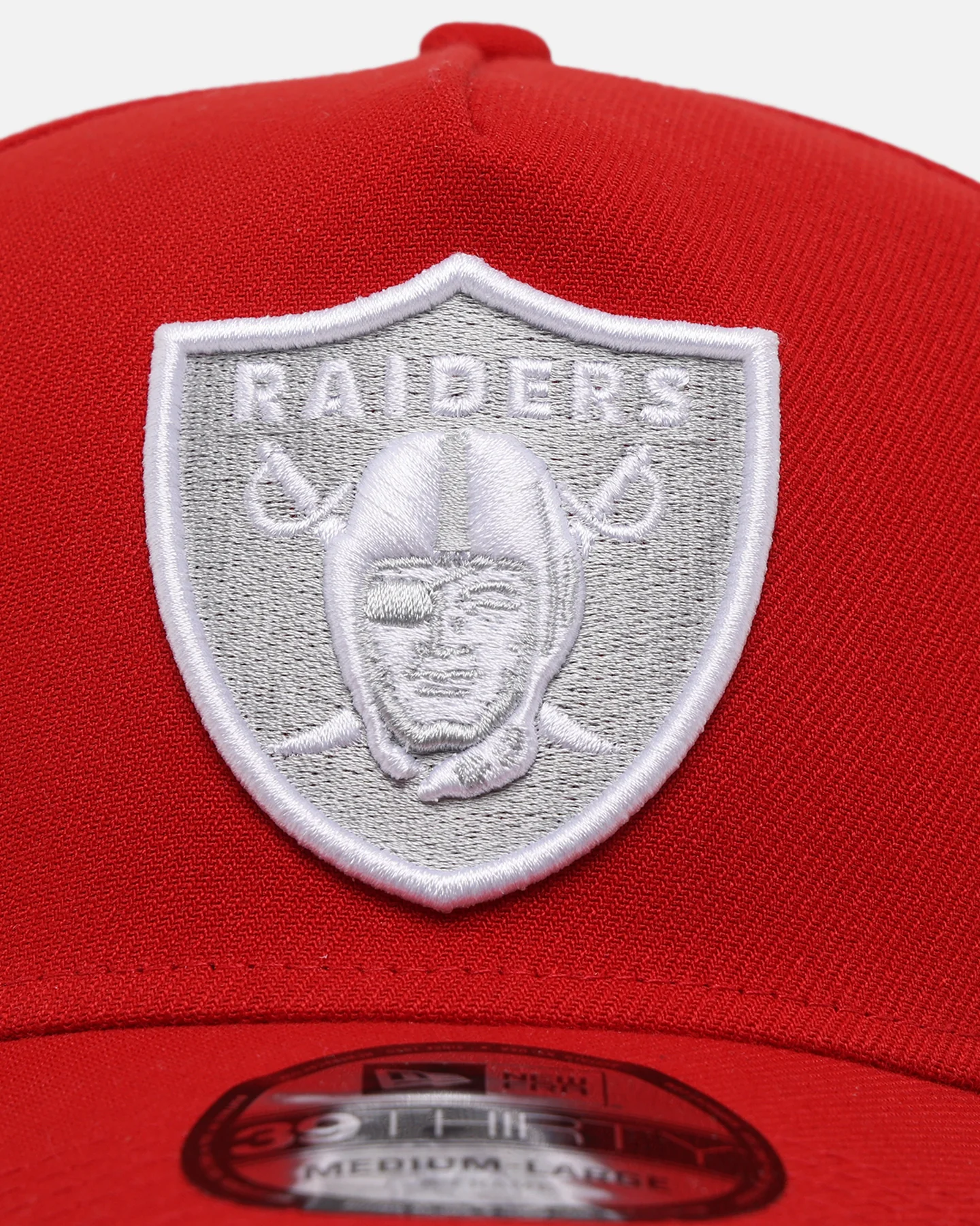New Era Las Vegas Raiders "Scarlet White" 39THIRTY A-Frame Stretch Fit Scarlet/White - Image 5
