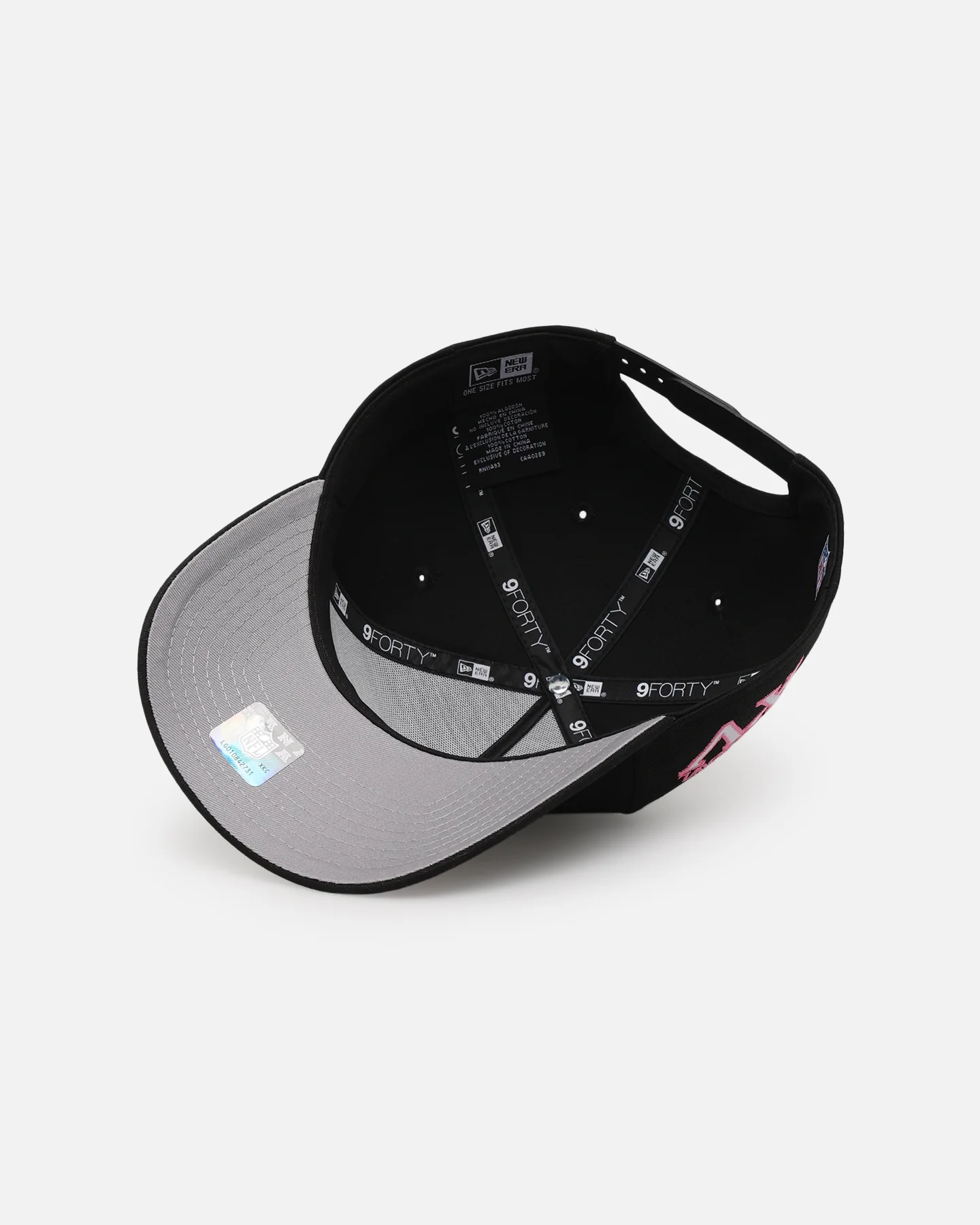 New Era Las Vegas Raiders 'Black Pink' 9FORTY A-Frame Snapback Black/Pink - Image 6