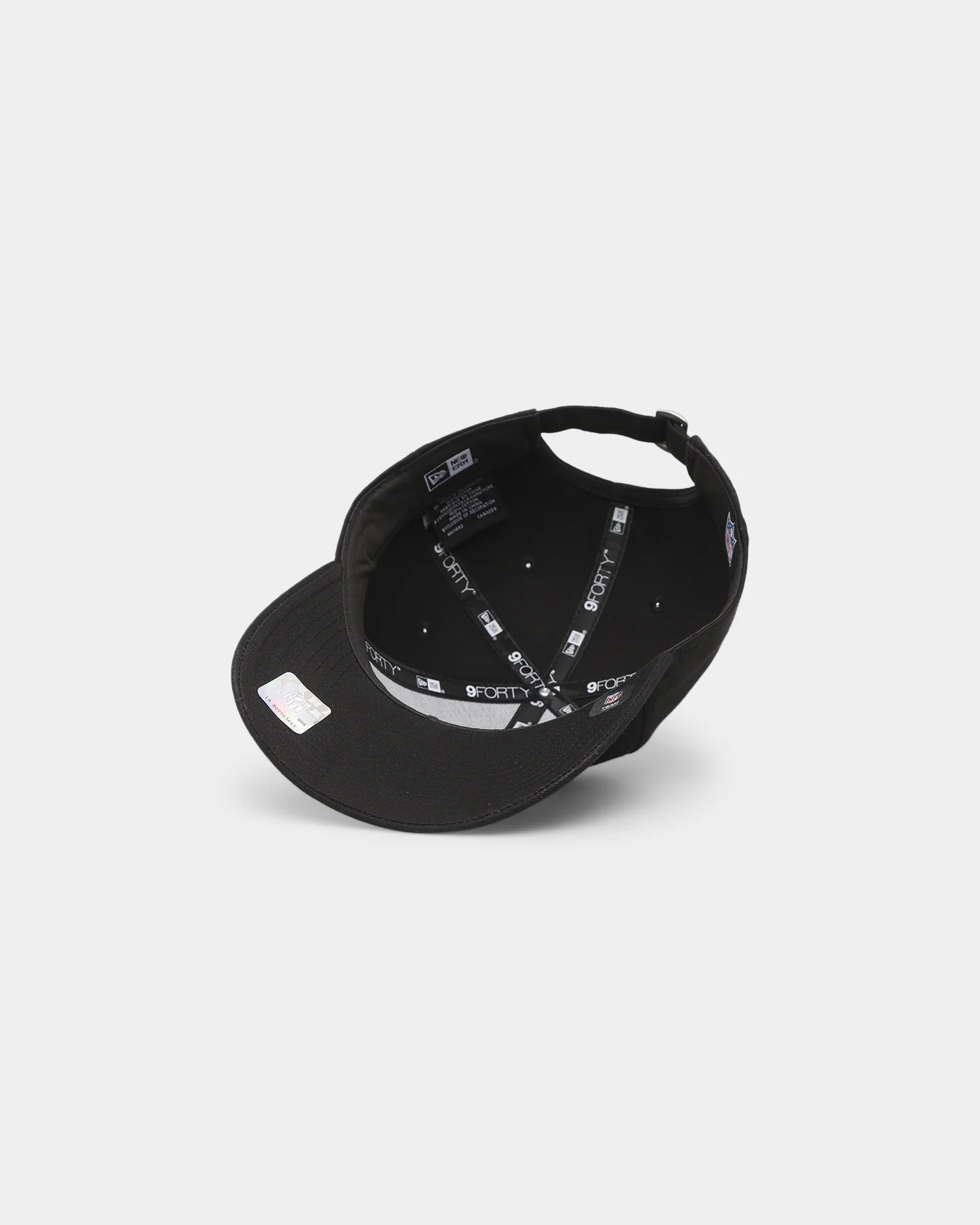 New Era Las Vegas Raiders 'Black On Black' 9FORTY Casual Strapback Black/Black - Image 7
